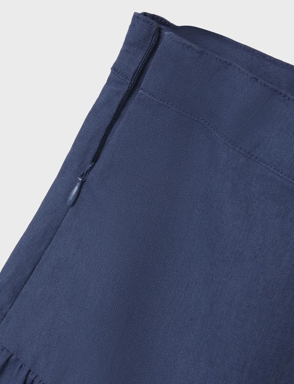 LMTD - NLFHILL LINEN SHORT SKIRT - korta kjolar - vintage indigo - 2