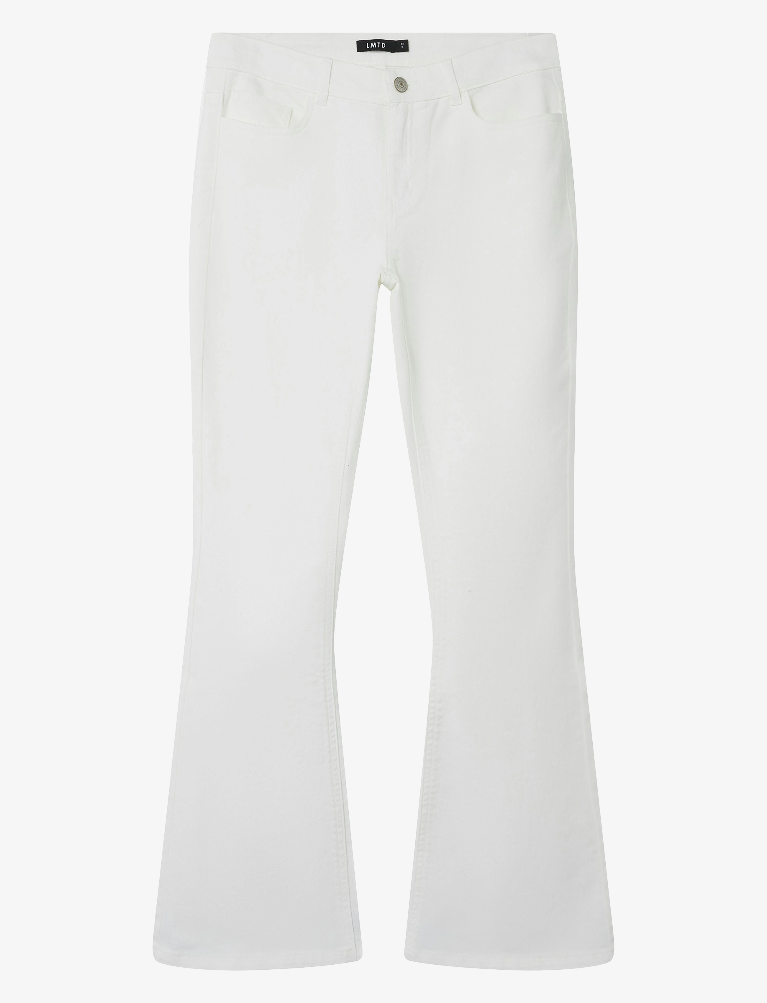 LMTD - NLFTAZZA TWI NW BOOTCUT PANT - bright white - 1