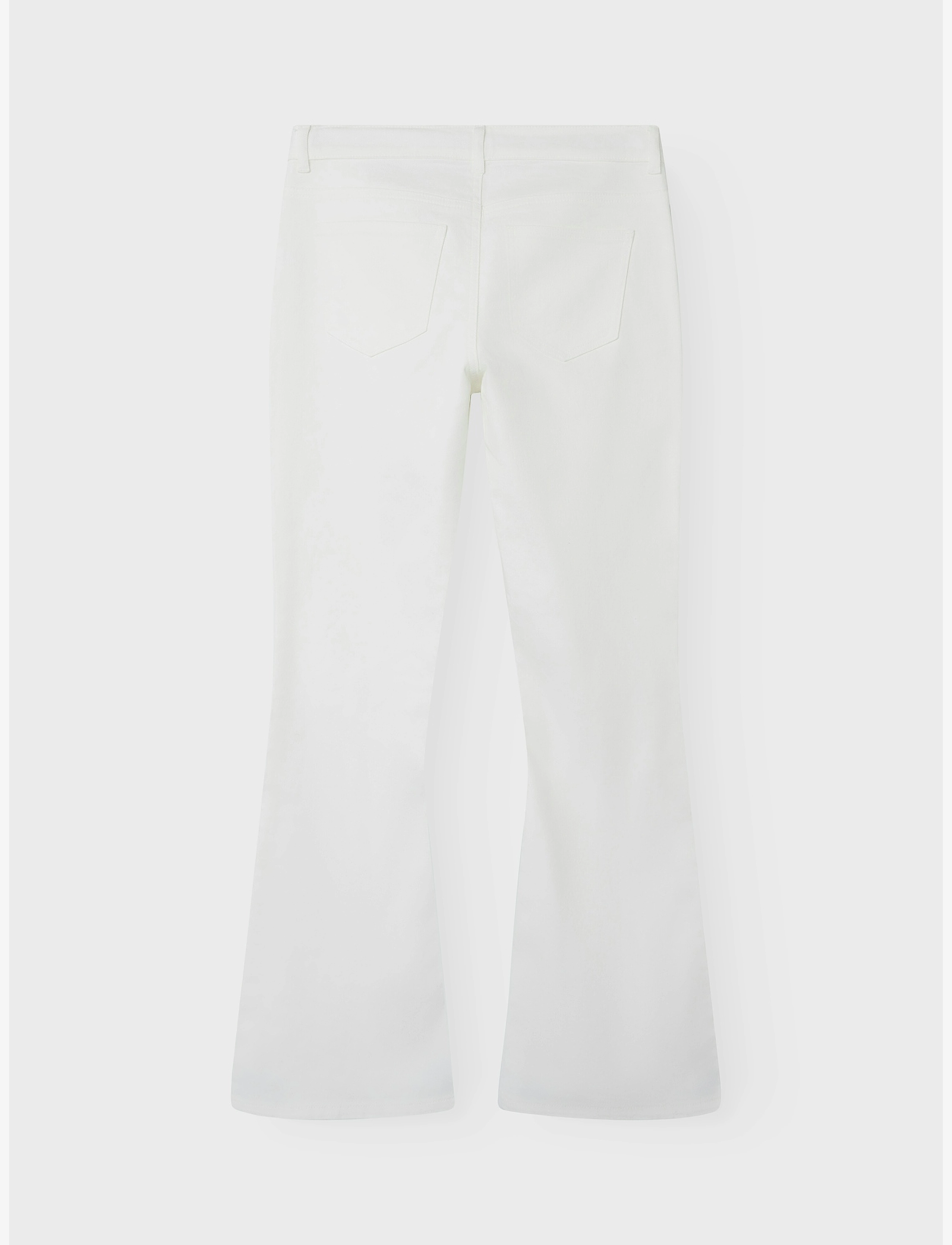 LMTD - NLFTAZZA TWI NW BOOTCUT PANT - bright white - 2