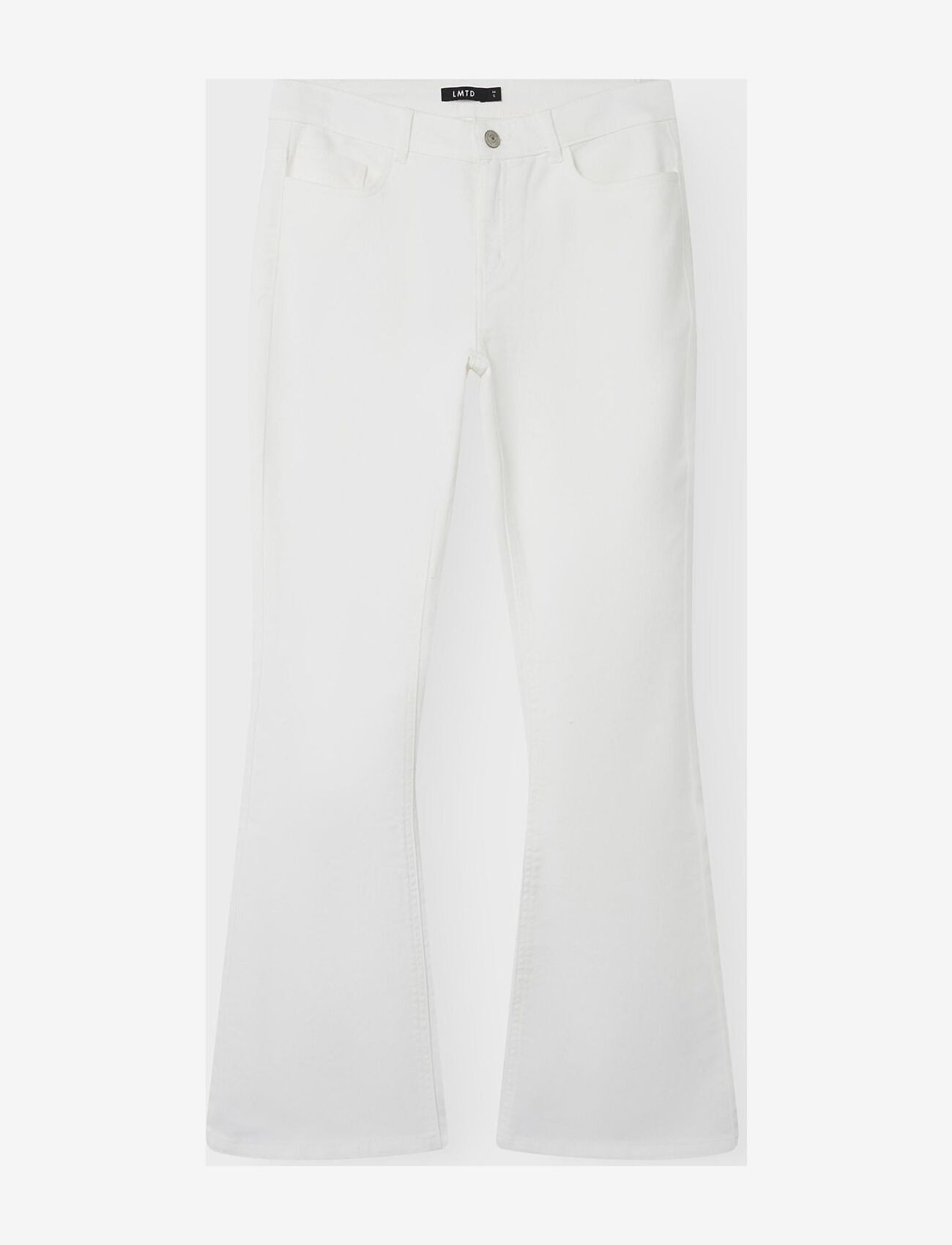 LMTD - NLFTAZZA TWI NW BOOTCUT PANT - bright white - 2