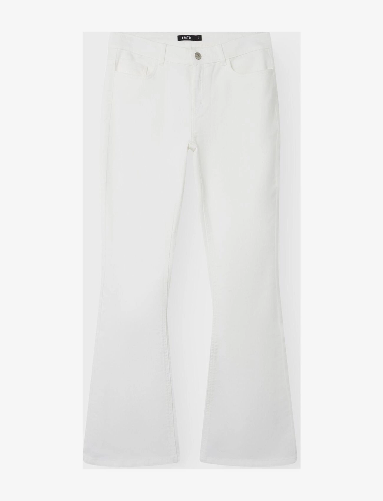 LMTD - NLFTAZZA TWI NW BOOTCUT PANT - bright white - 3