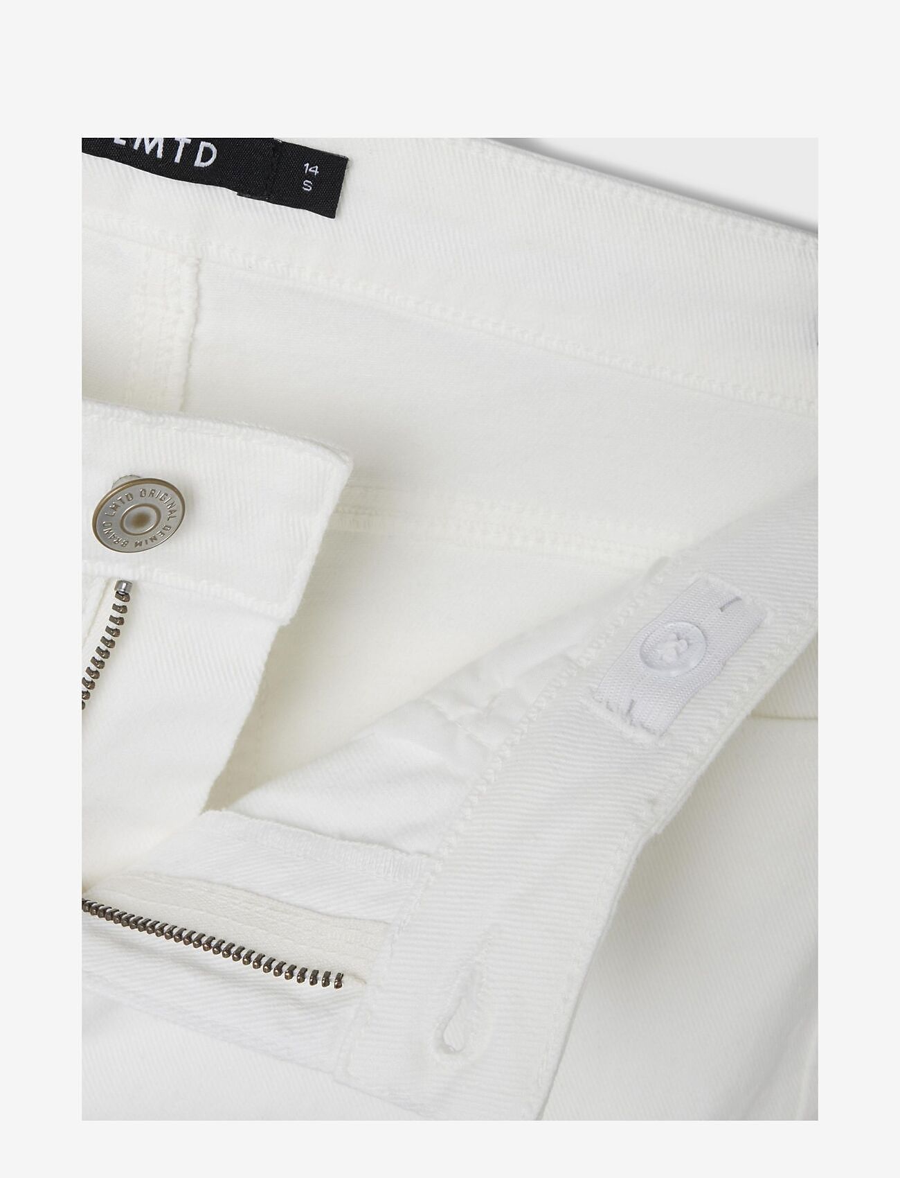 LMTD - NLFTAZZA TWI NW BOOTCUT PANT - bright white - 3