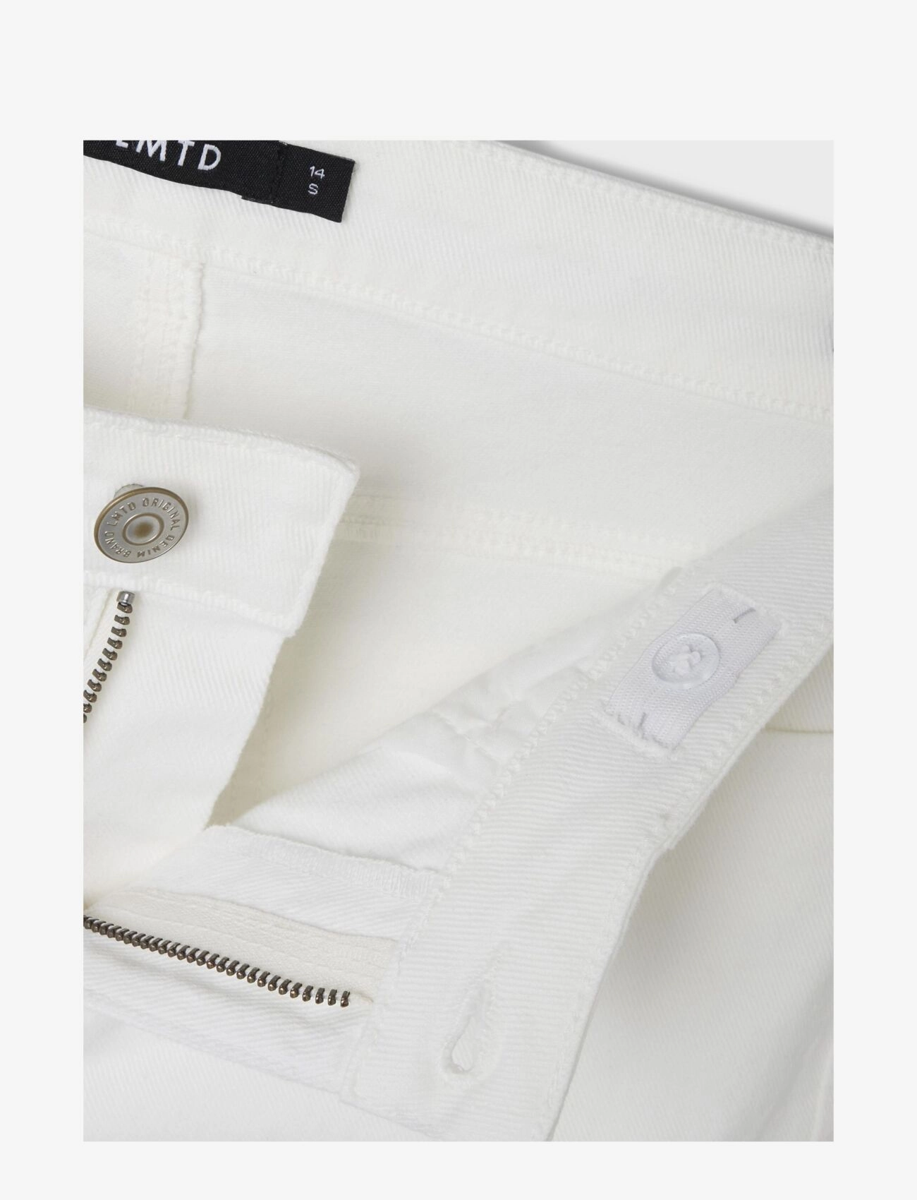 LMTD - NLFTAZZA TWI NW BOOTCUT PANT - bright white - 4