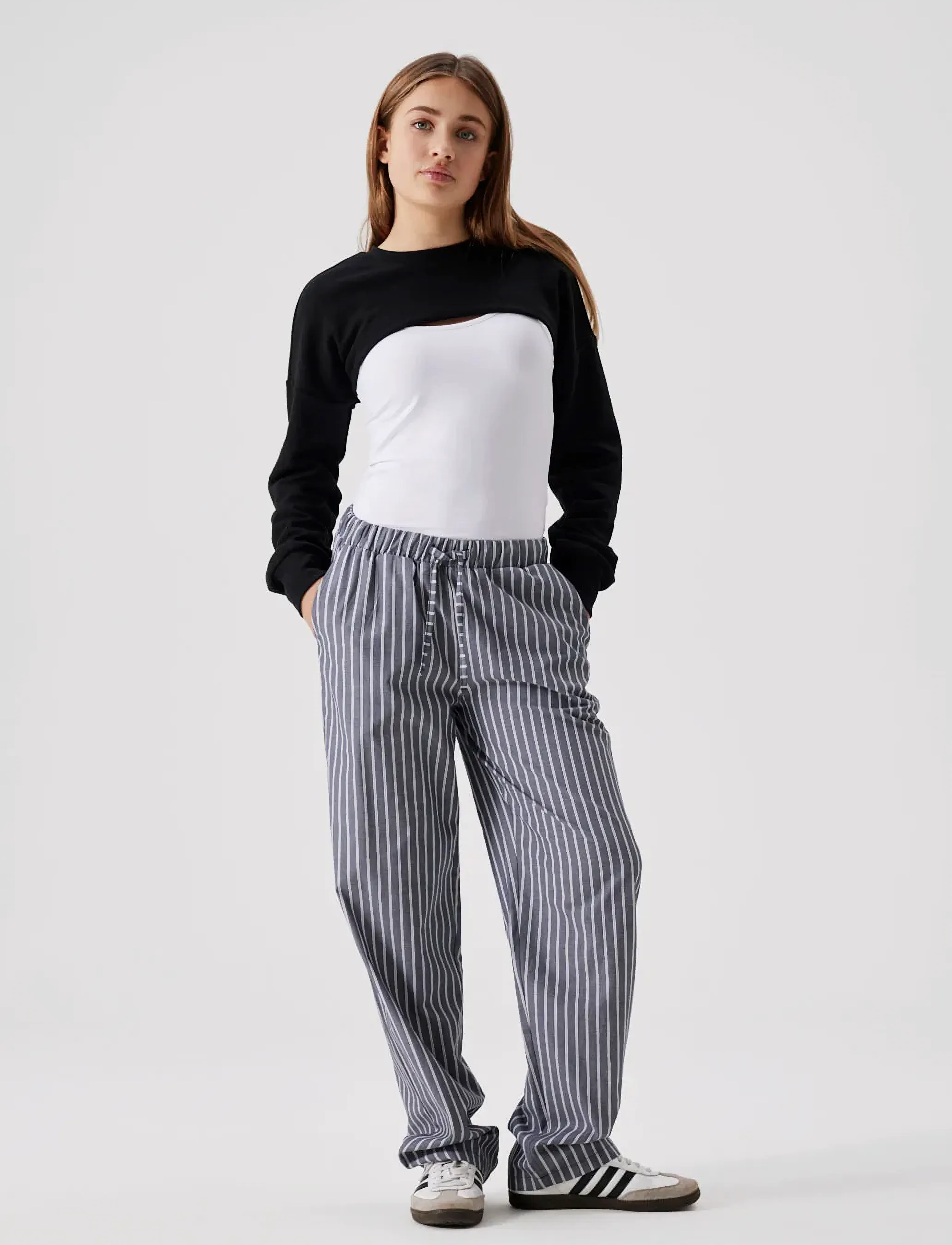 LMTD - NLFRILUCCA POPLIN PANT - quiet shade - 3