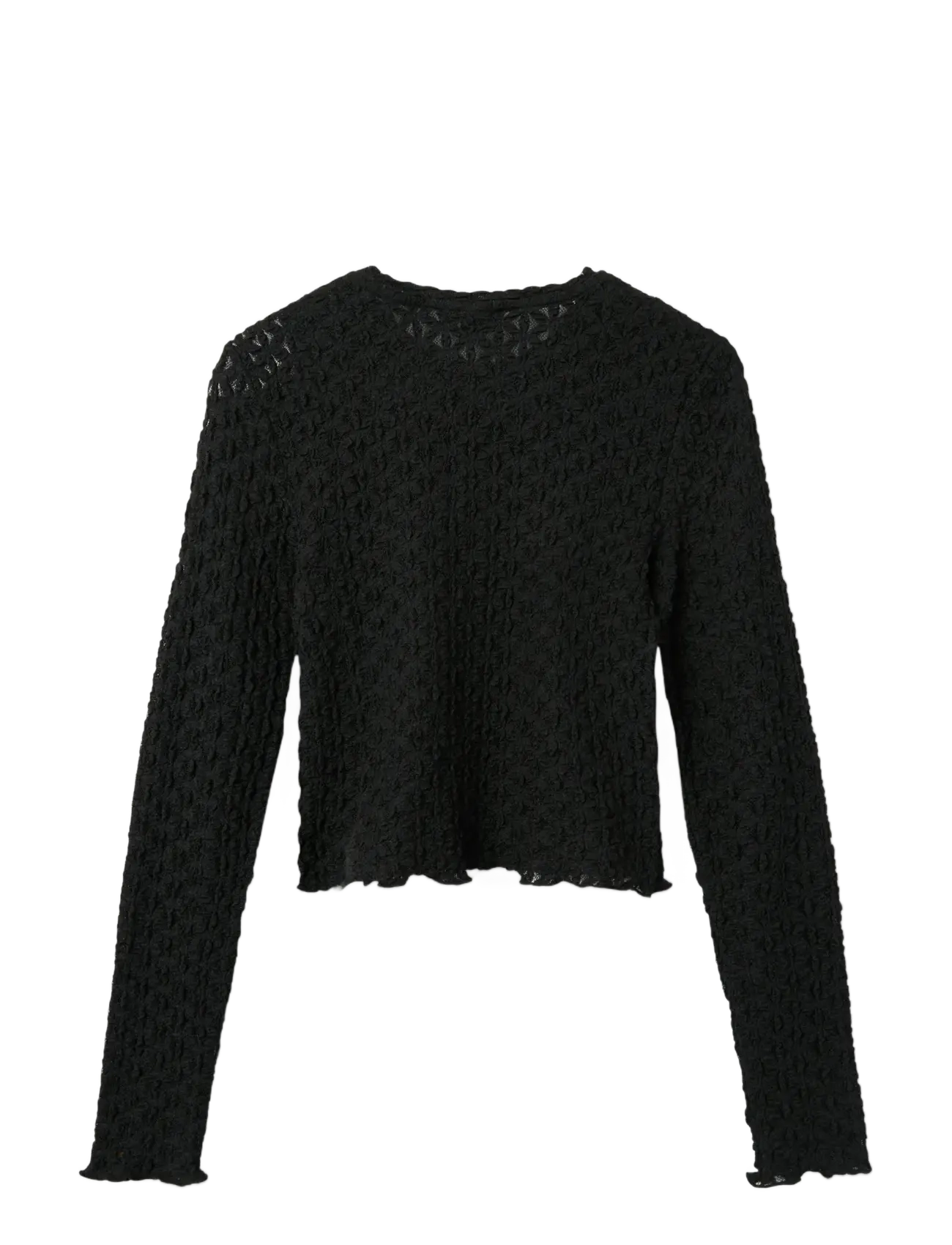 LMTD - NLFRALMA LS CROP TOP - black - 1