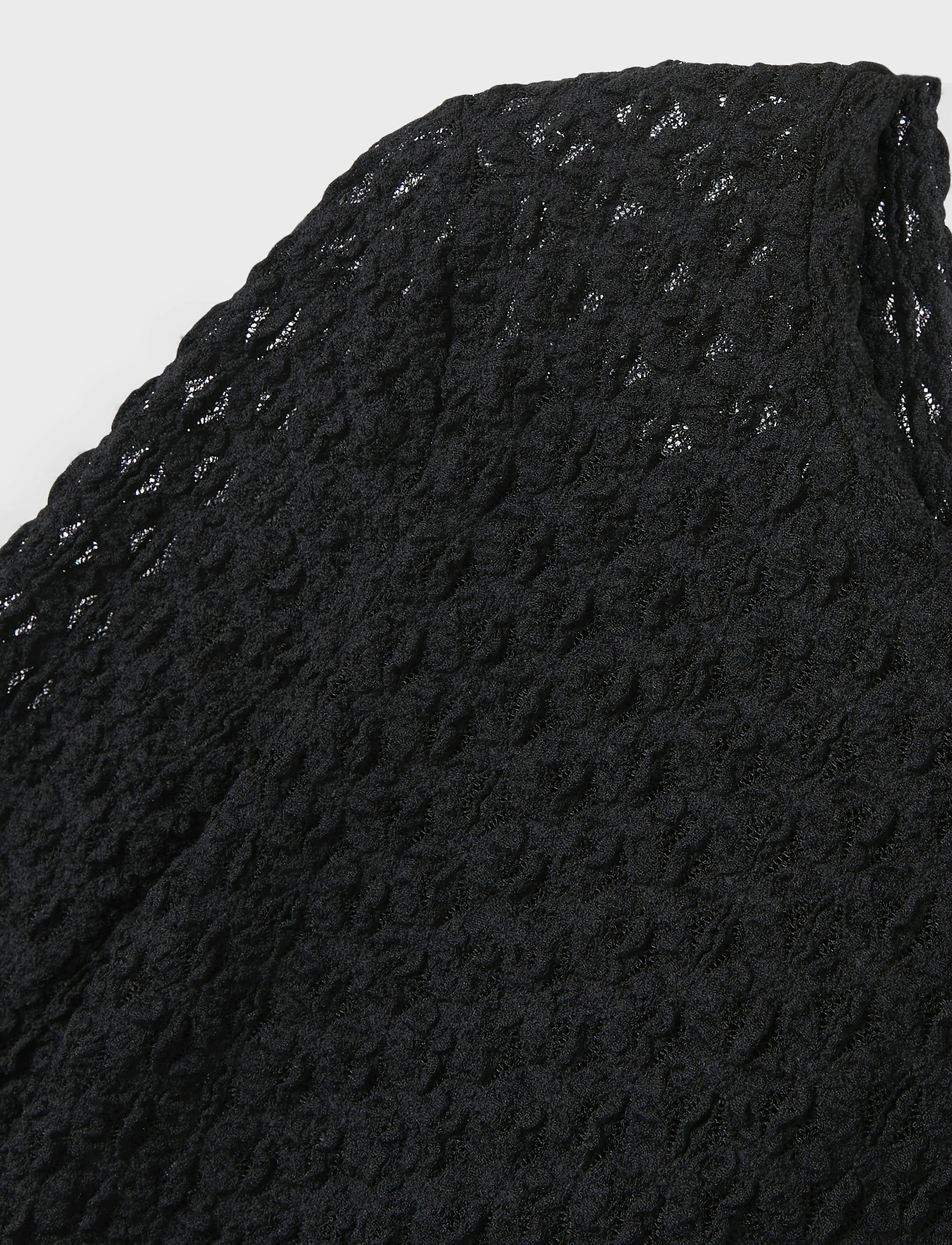 LMTD - NLFRALMA LS CROP TOP - black - 2