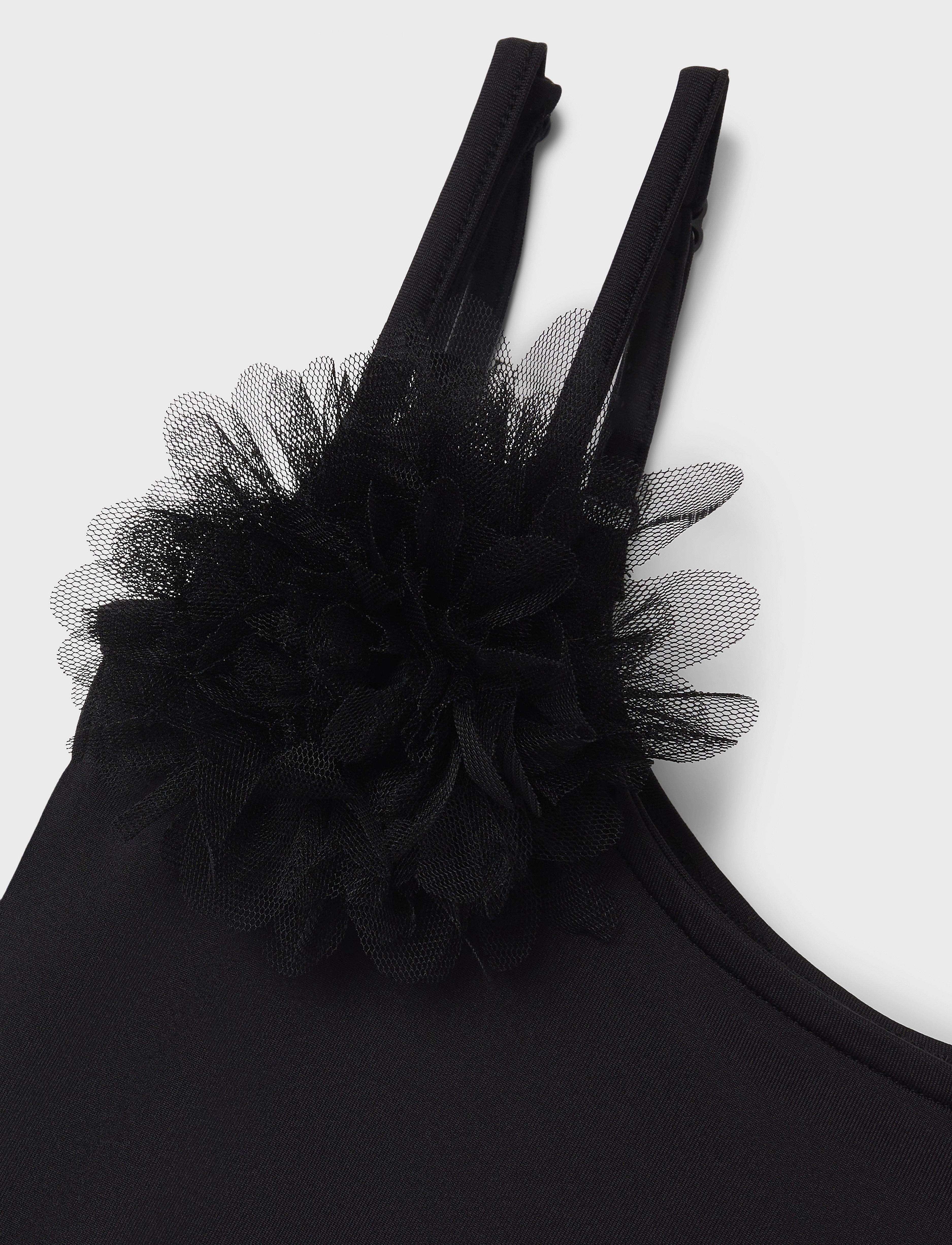 LMTD - NLFDINCIROSE ONE STRAP SHORT TOP - black - 2