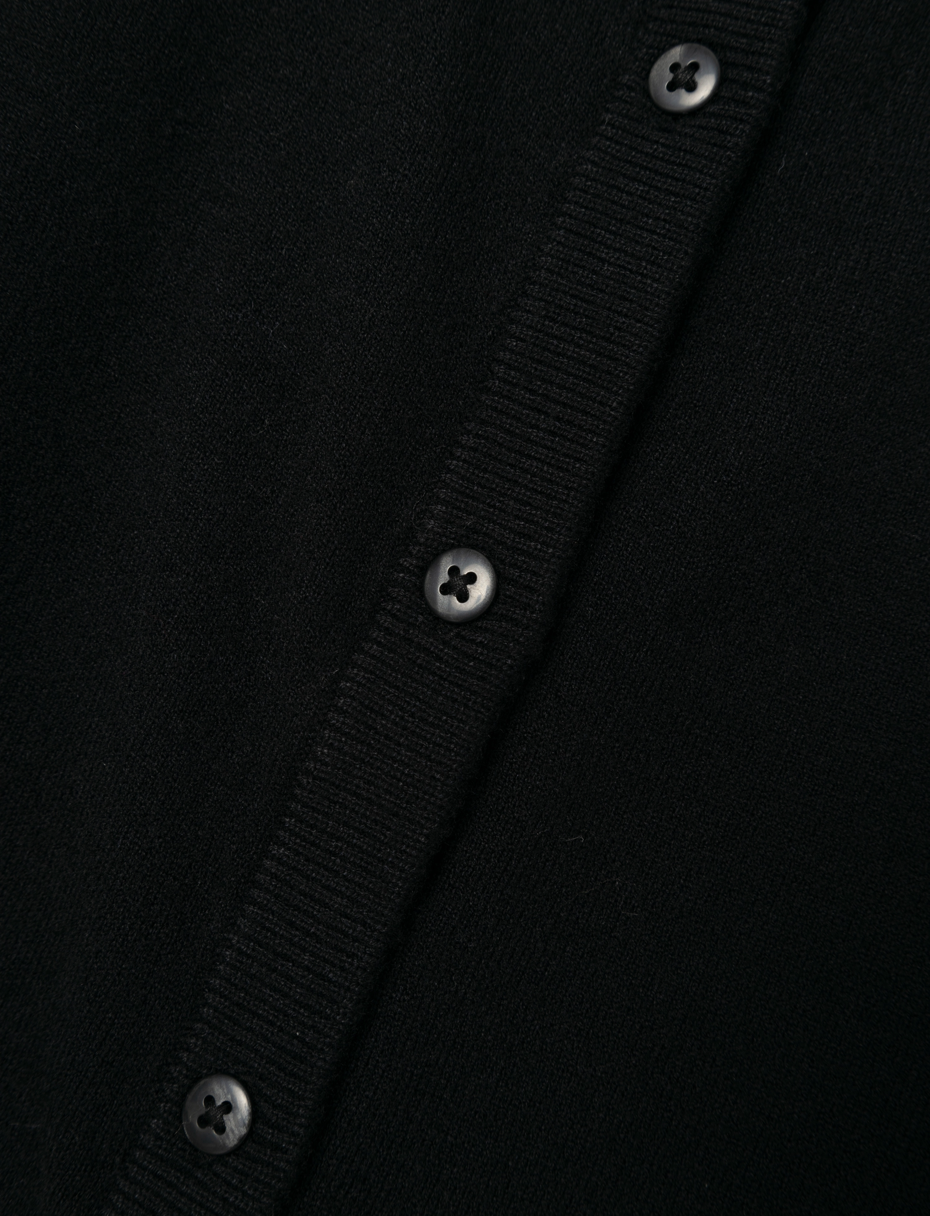LMTD - NLFNULLI LS SHORT CARDIGAN KNIT - black - 1