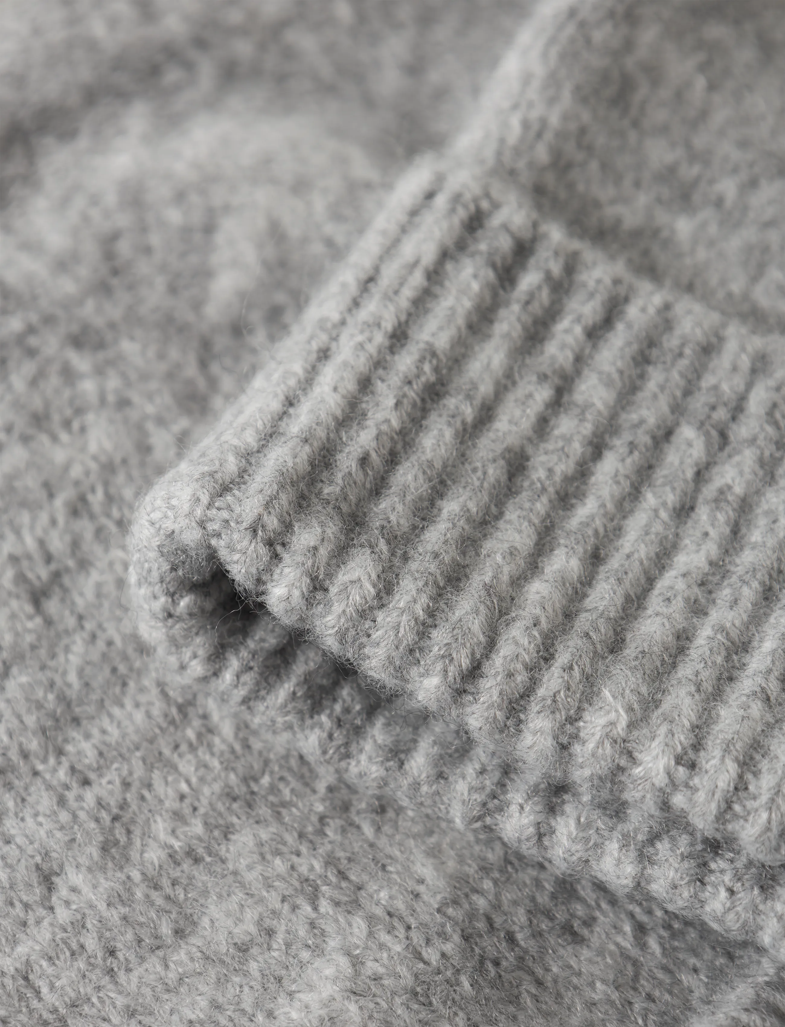 LMTD - NLFLODET KNIT HAT - beanies - light grey melange - 2