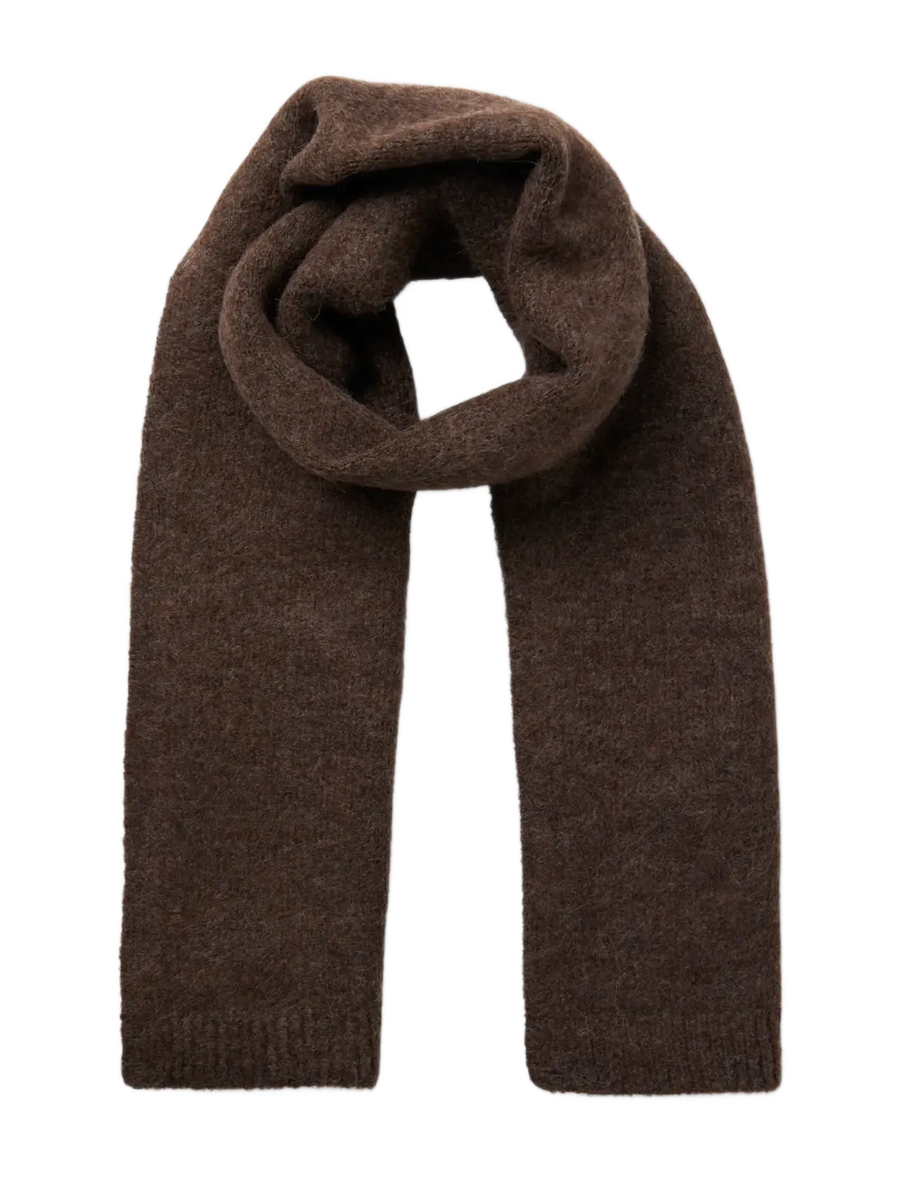 LMTD - NLFLODET KNIT SCARF - Šalikai - chocolate brown - 1
