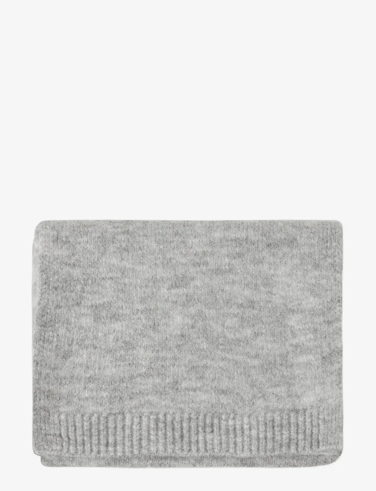 LMTD - NLFLODET KNIT SCARF - accessories - light grey melange - 1