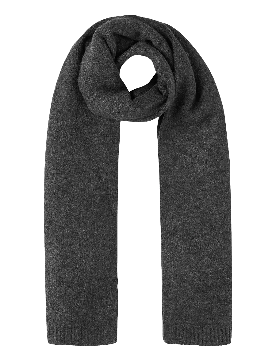 LMTD - NLFLODET KNIT SCARF - winteraccessoires - raven - 0