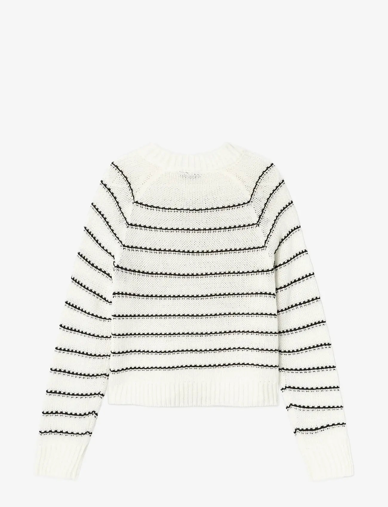 LMTD - NLFNAGILO LS O-NECK KNIT - trøjer - white alyssum - 1