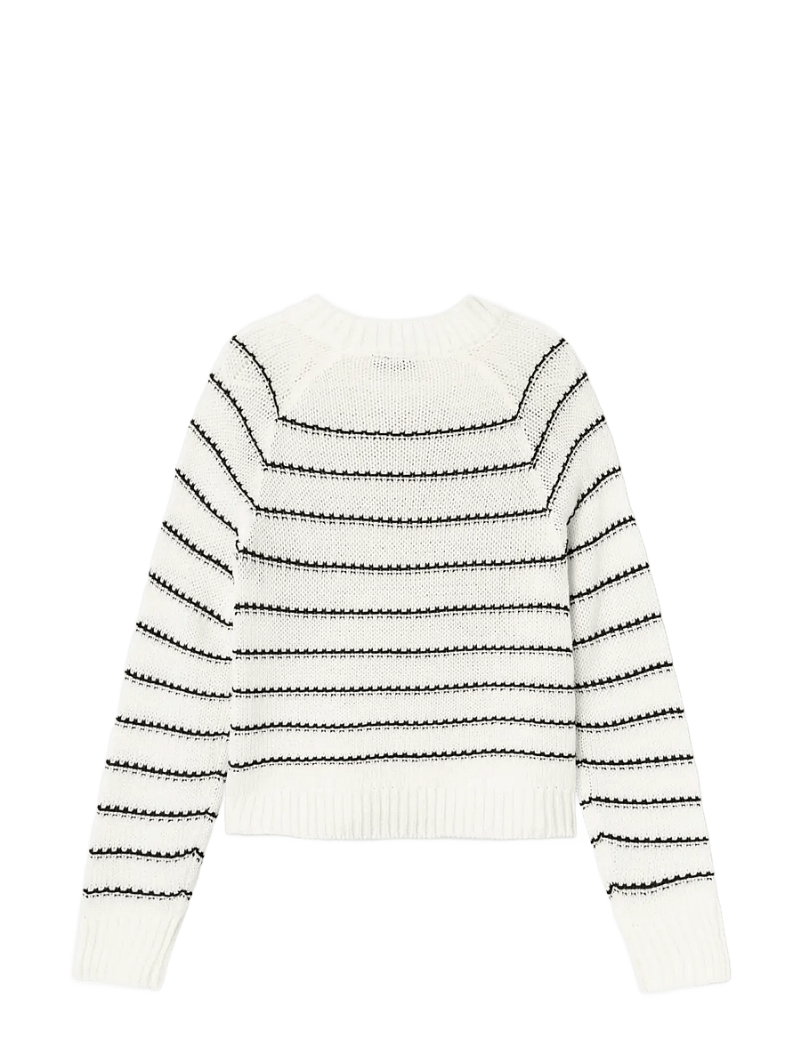 LMTD - NLFNAGILO LS O-NECK KNIT - pullover - white alyssum - 1