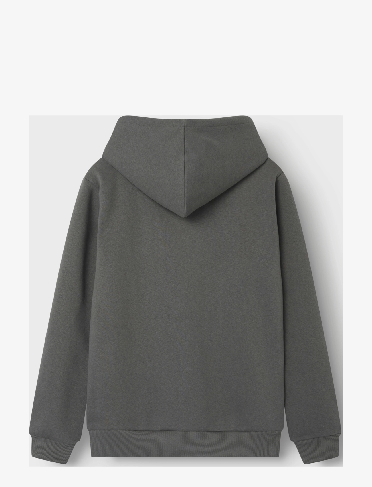 LMTD - NLMNOEL LS BRU SWEAT W. HOOD - granite grey - 1