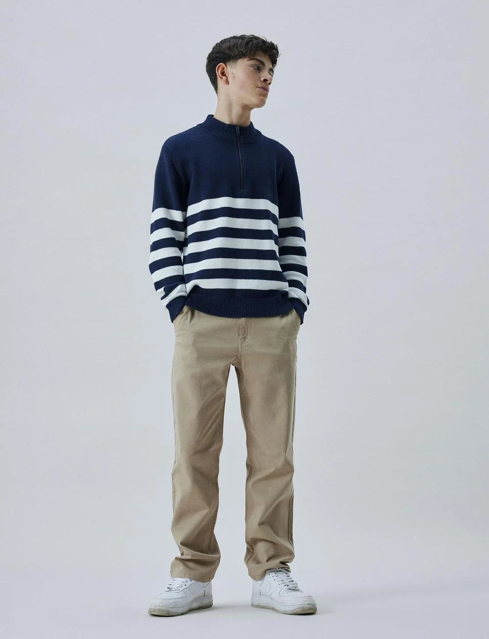 LMTD - NLMNURJO LS HALF ZIP KNIT - stickade tröjor - dark sapphire - 5