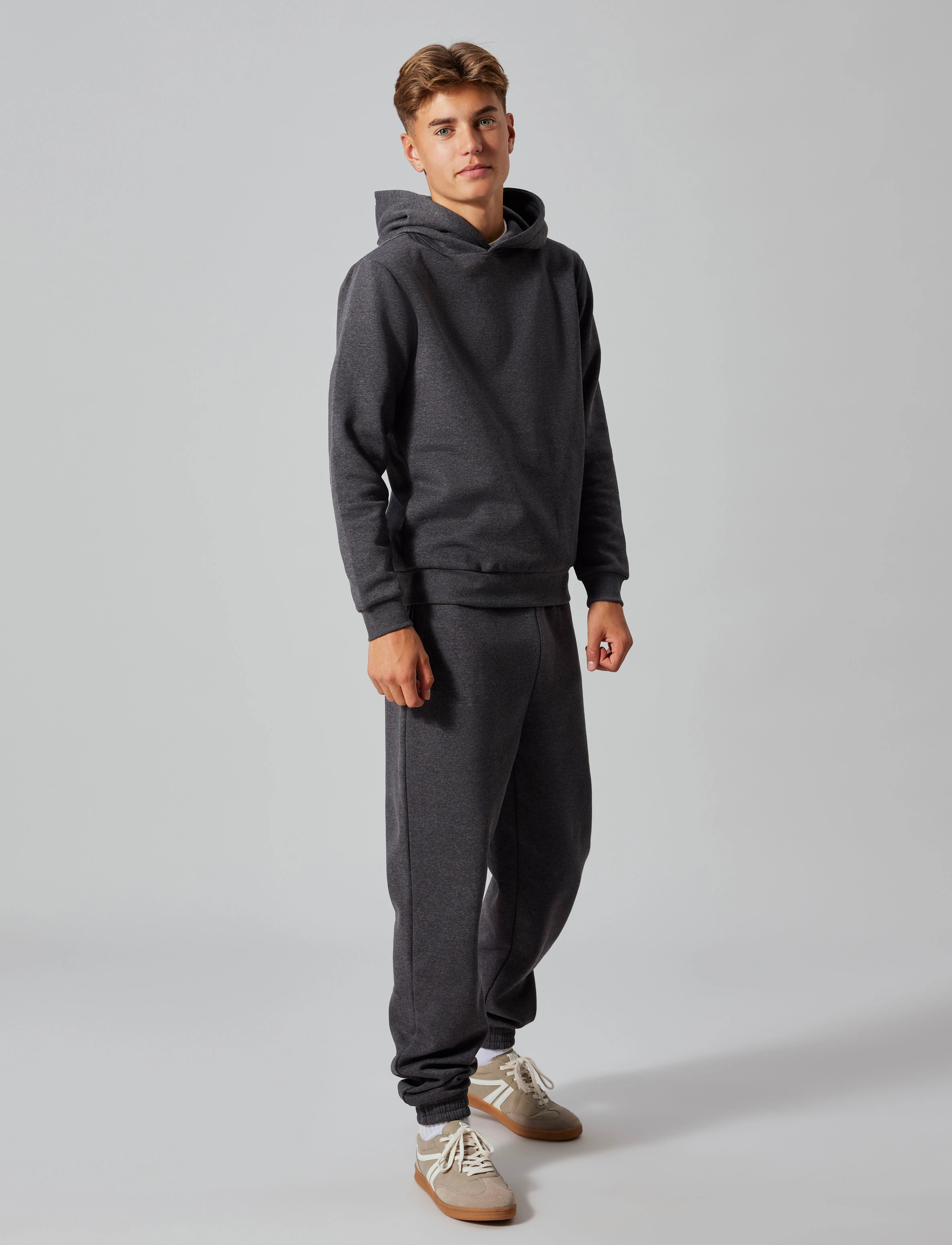 LMTD - NLNNIZU BRU SWEAT PANT NOOS - sweatpants - dark grey melange - 2