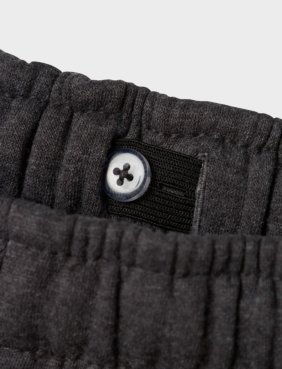 LMTD - NLNNIZU BRU SWEAT PANT NOOS - sweatpants - dark grey melange - 3