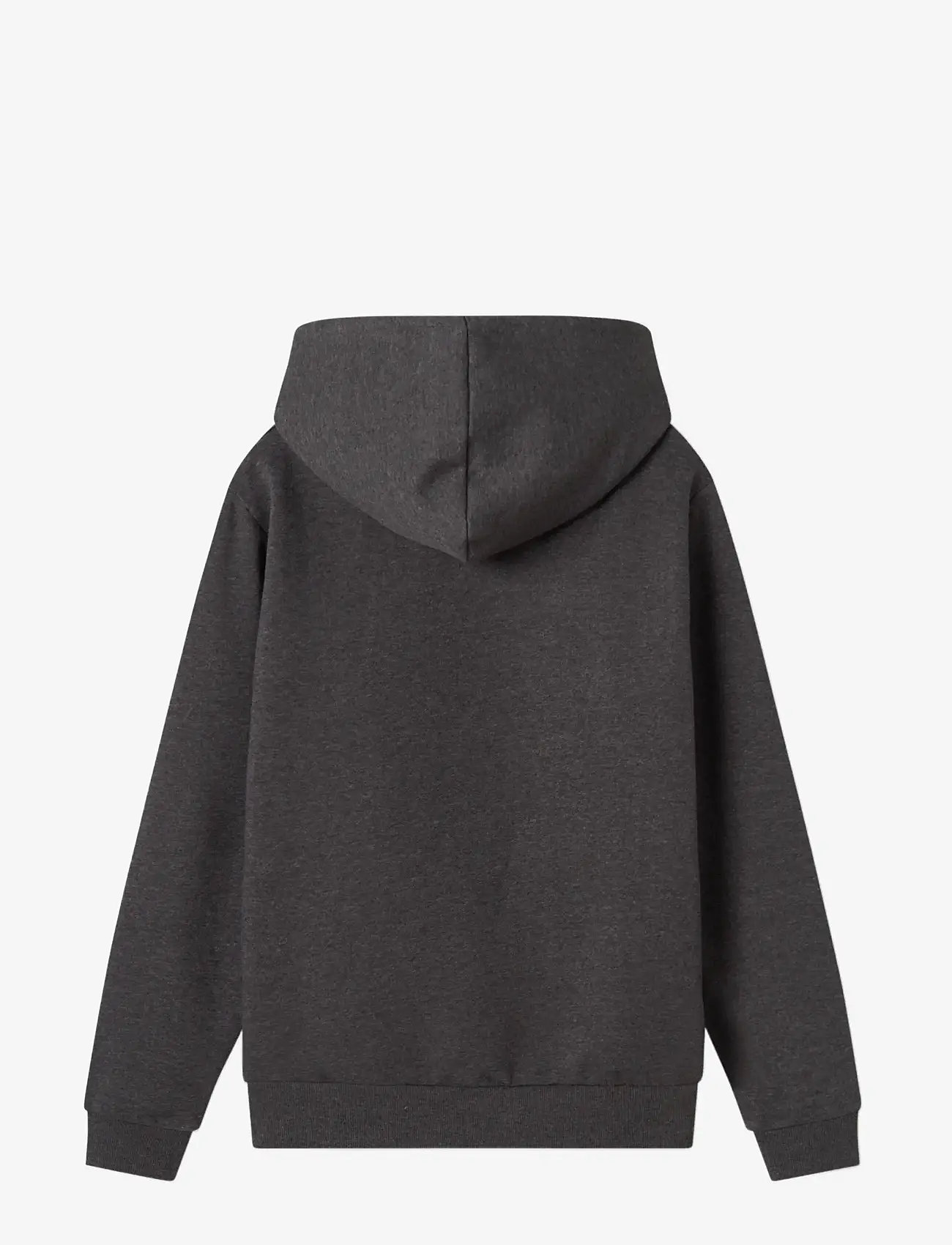 LMTD - NLNNIZU LS BRU SWEAT W. HOOD NOOS - kapuutsiga dressipluusid - dark grey melange - 1