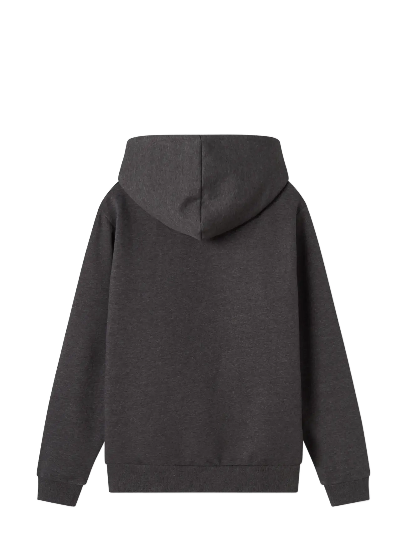 LMTD - NLNNIZU LS BRU SWEAT W. HOOD NOOS - kapuutsiga dressipluusid - dark grey melange - 1