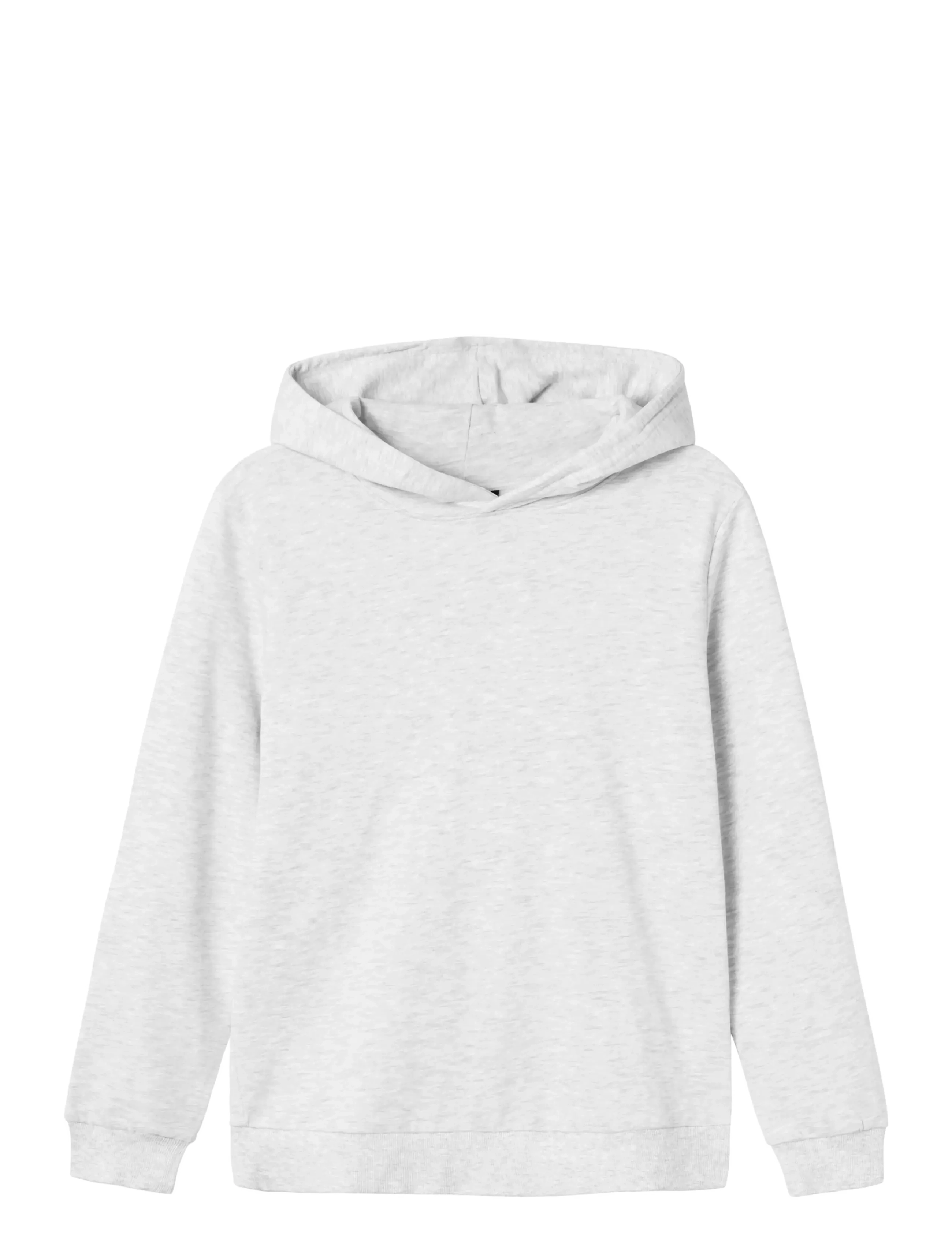 LMTD NLNNIZU LS BRU SWEAT W. HOOD NOOS - LMTD - LIGHT GREY MELANGE / grey