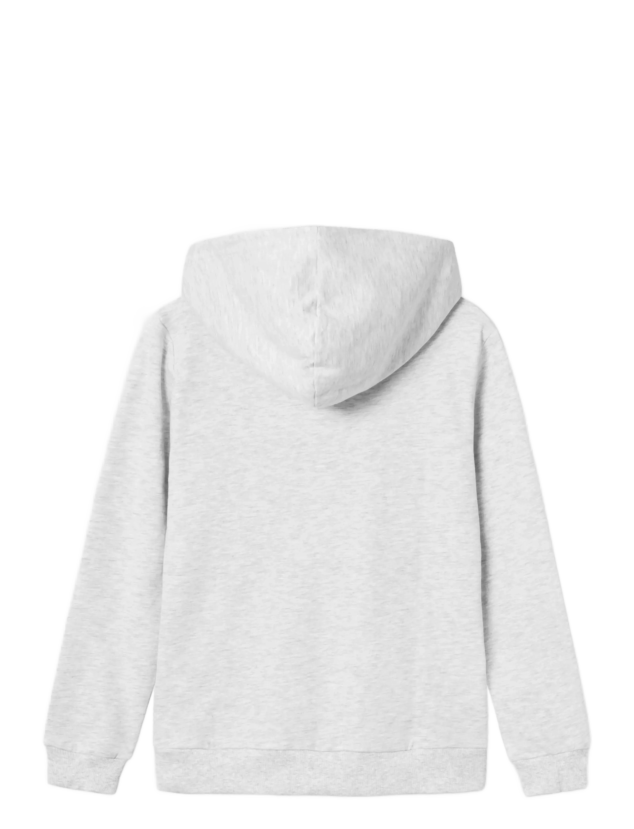 LMTD - NLNNIZU LS BRU SWEAT W. HOOD NOOS - hættetrøjer - light grey melange - 2