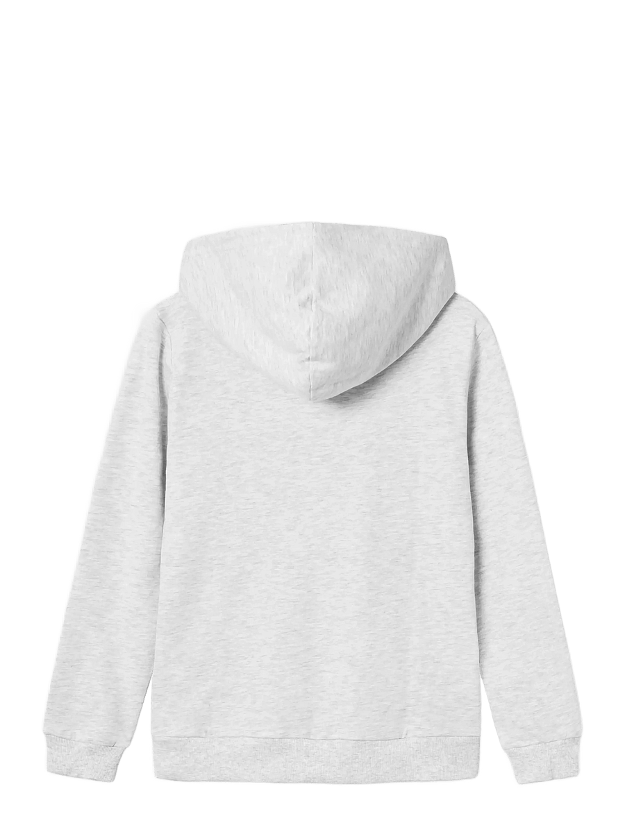 LMTD - NLNNIZU LS BRU SWEAT W. HOOD NOOS - hættetrøjer - light grey melange - 2