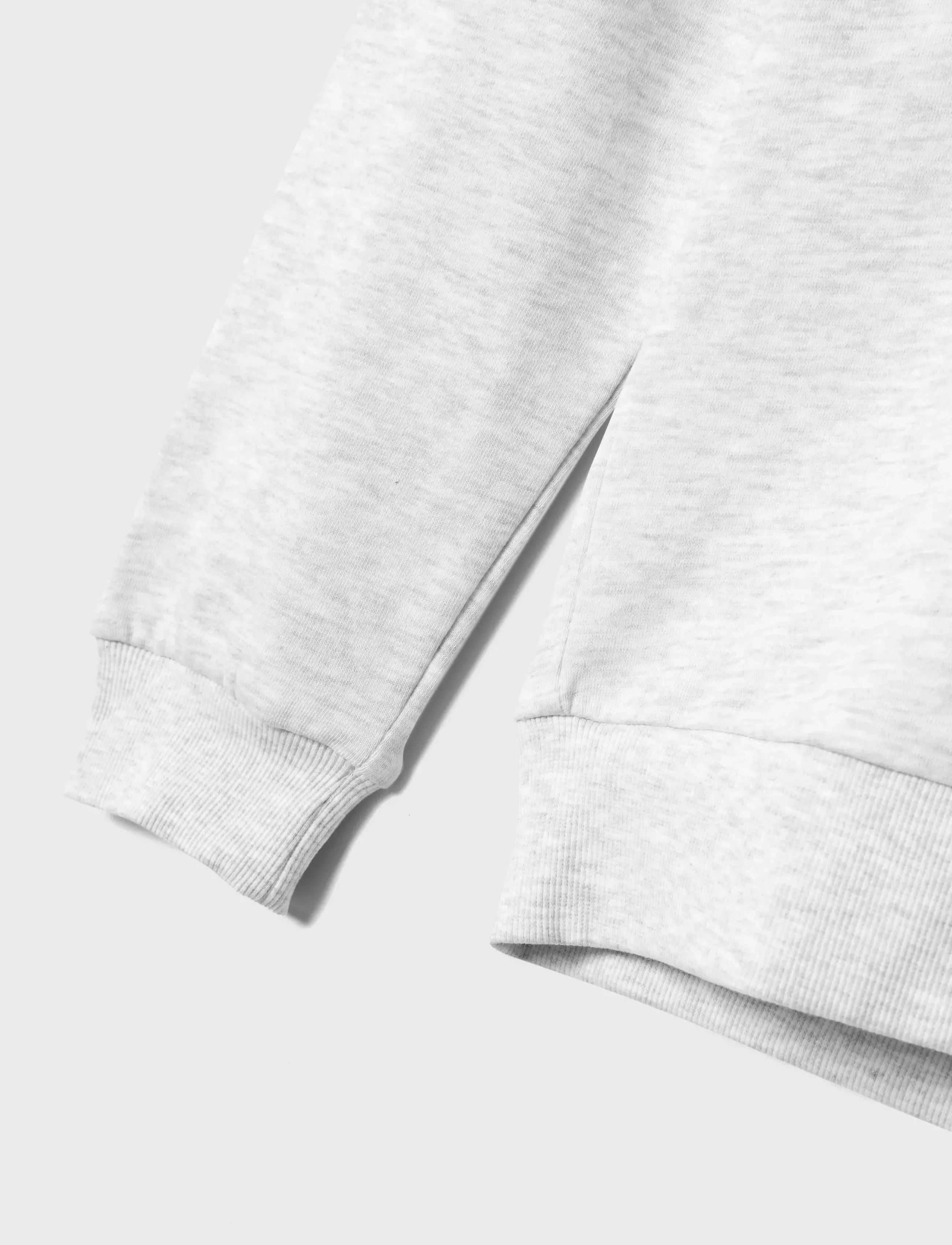LMTD - NLNNIZU LS BRU SWEAT W. HOOD NOOS - hættetrøjer - light grey melange - 4