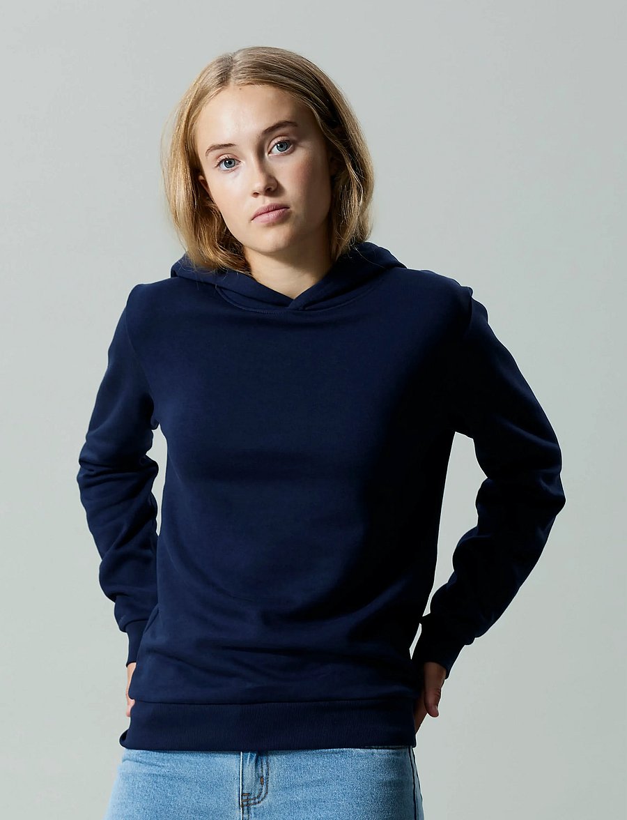 LMTD - NLNNIZU LS BRU SWEAT W. HOOD NOOS - hættetrøjer - navy blazer - 2