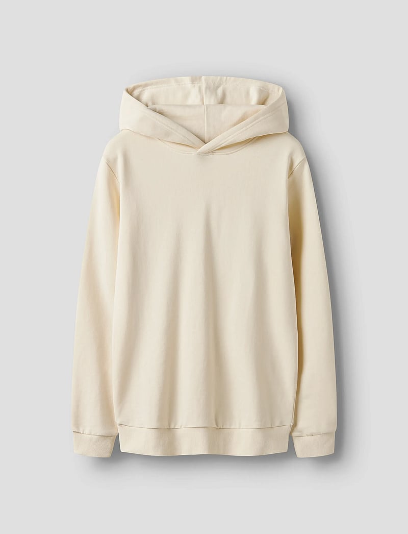 LMTD - NLNNIZU LS BRU SWEAT W. HOOD NOOS - huvtröjor - turtledove - 0