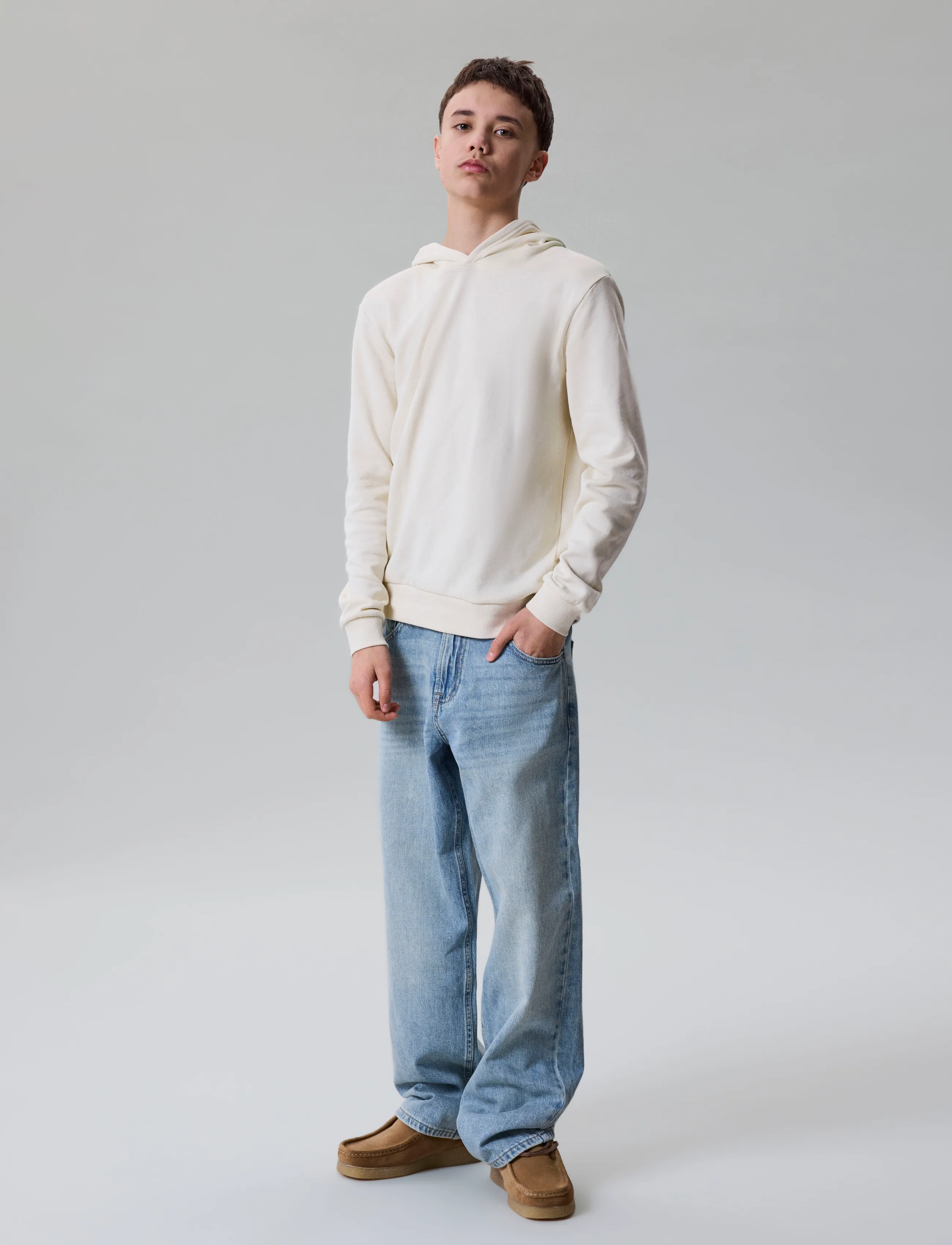 LMTD - NLNNIZU LS BRU SWEAT W. HOOD NOOS - hættetrøjer - turtledove - 4