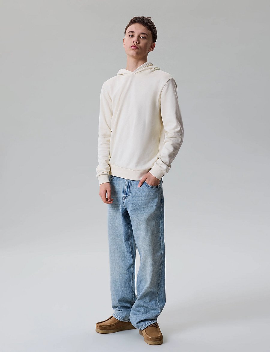 LMTD - NLNNIZU LS BRU SWEAT W. HOOD NOOS - kapuzenpullover - turtledove - 4