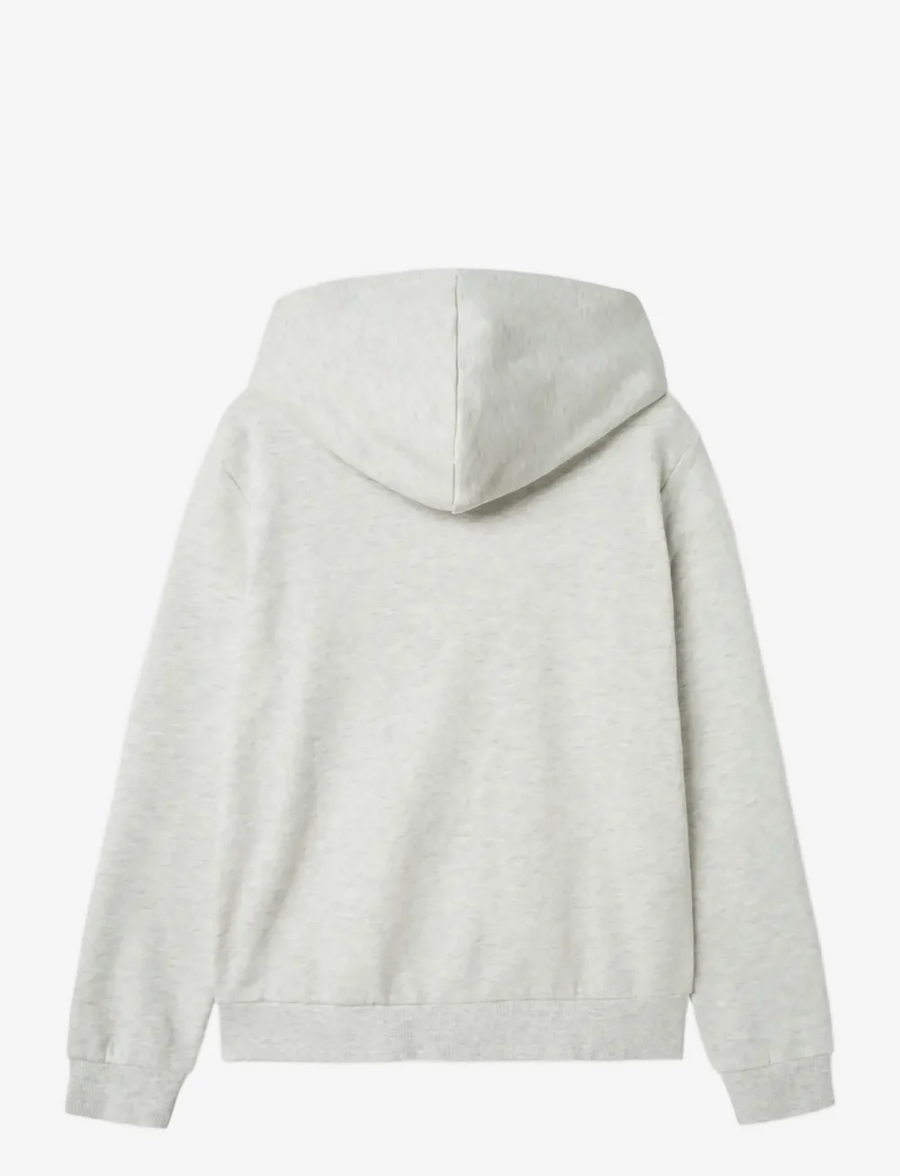 LMTD - NLNNIZU LS BRU SWEAT CARD W. HOOD NOOS - huvtröjor - light grey melange - 1