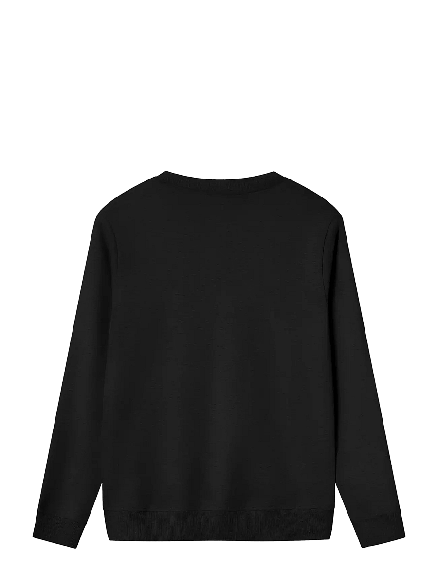 LMTD - NLNNIZU LS BRU O-NECK SWEAT NOOS - sweatshirts - black - 1