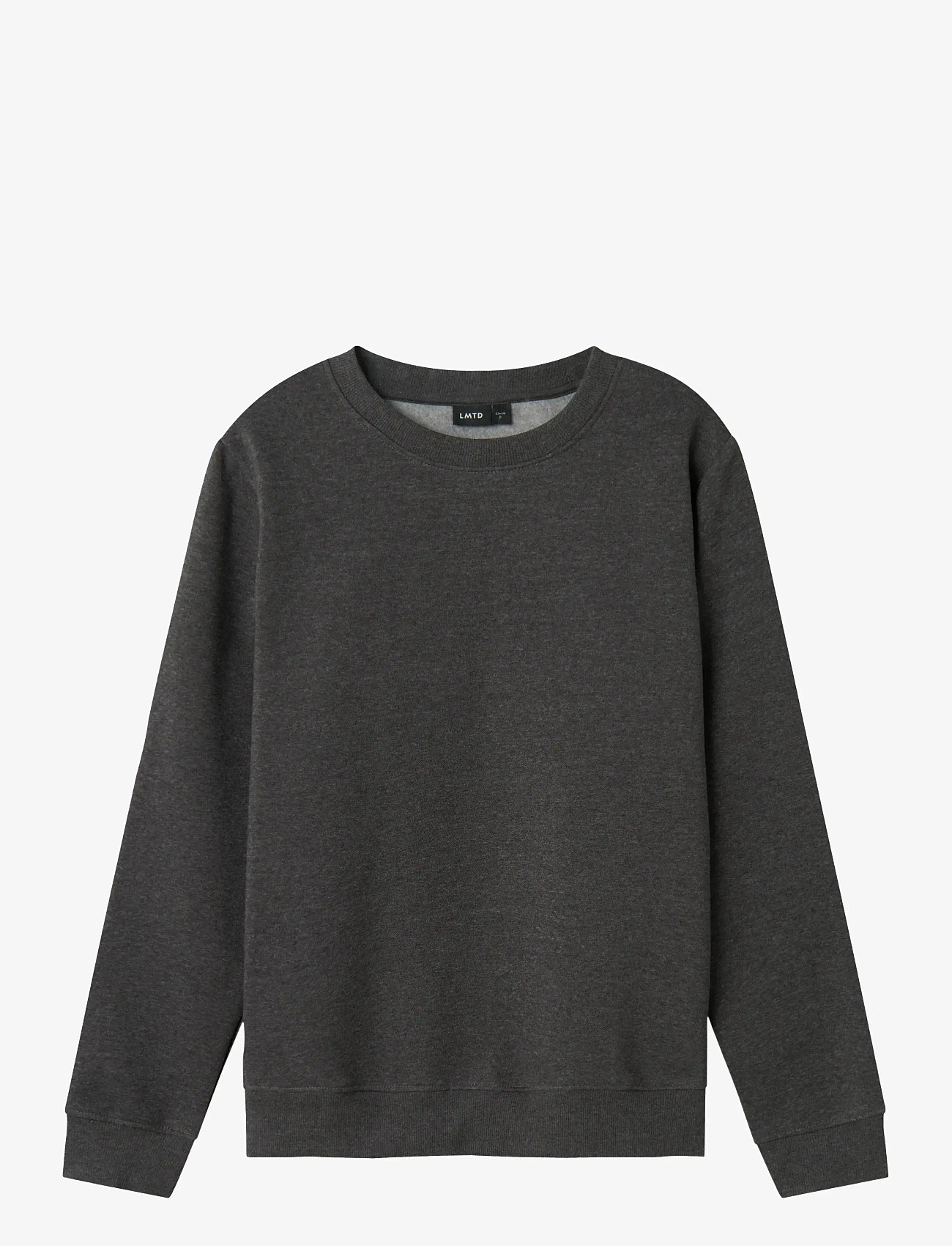 LMTD - NLNNIZU LS BRU O-NECK SWEAT NOOS - dressipluusid - dark grey melange - 1