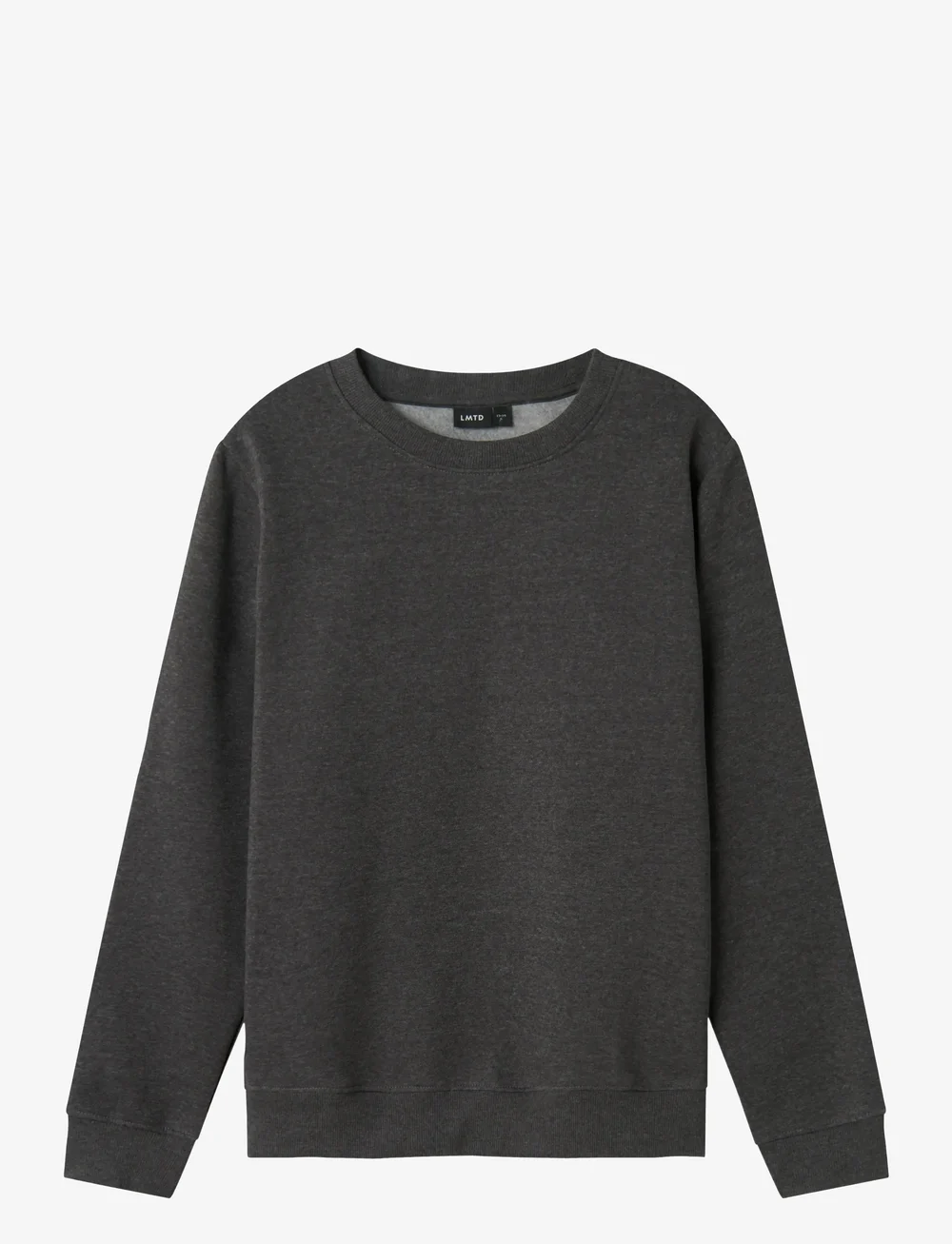 LMTD - NLNNIZU LS BRU O-NECK SWEAT NOOS - sweatshirts - dark grey melange - 1