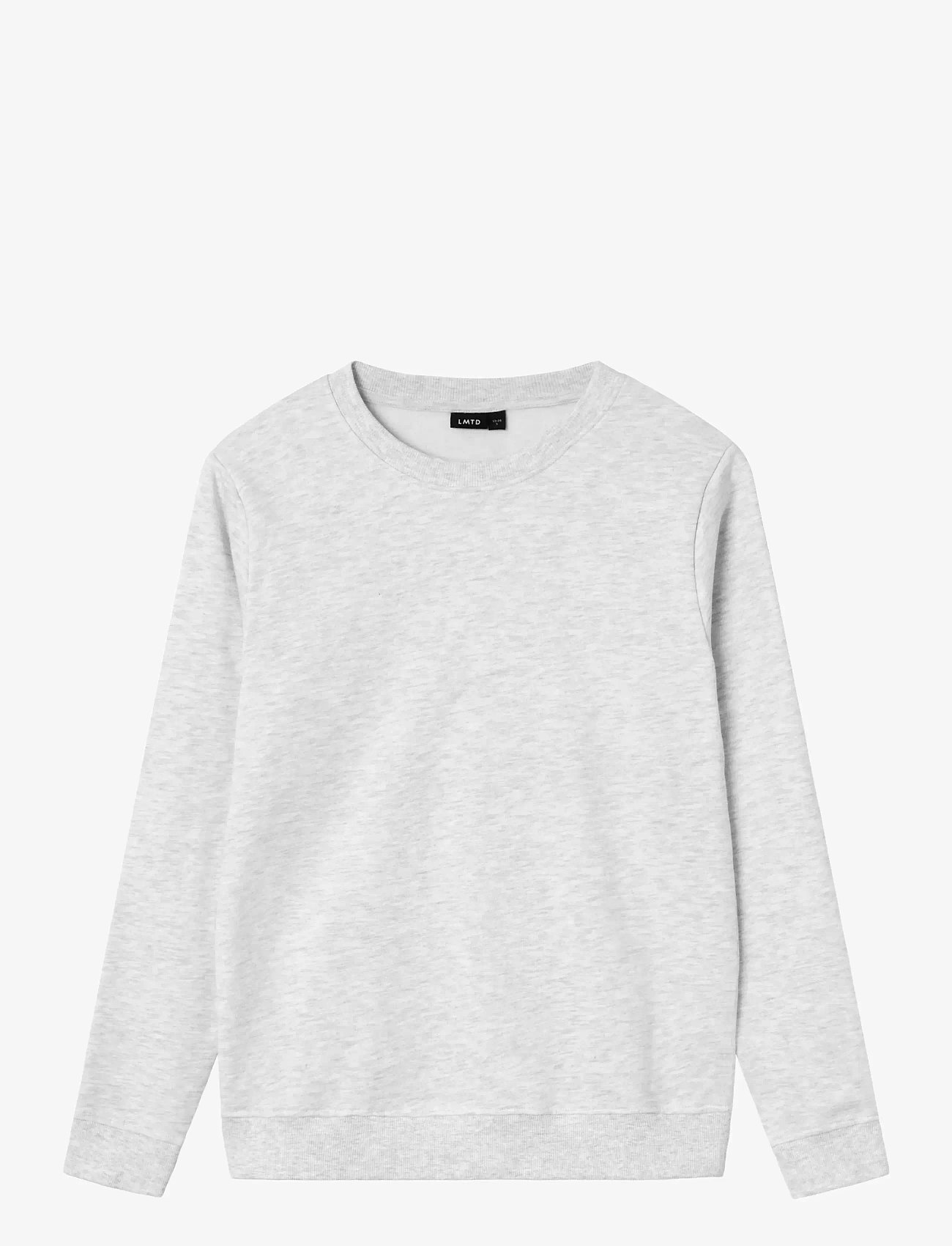 LMTD - NLNNIZU LS BRU O-NECK SWEAT NOOS - sweatshirts - light grey melange - 1