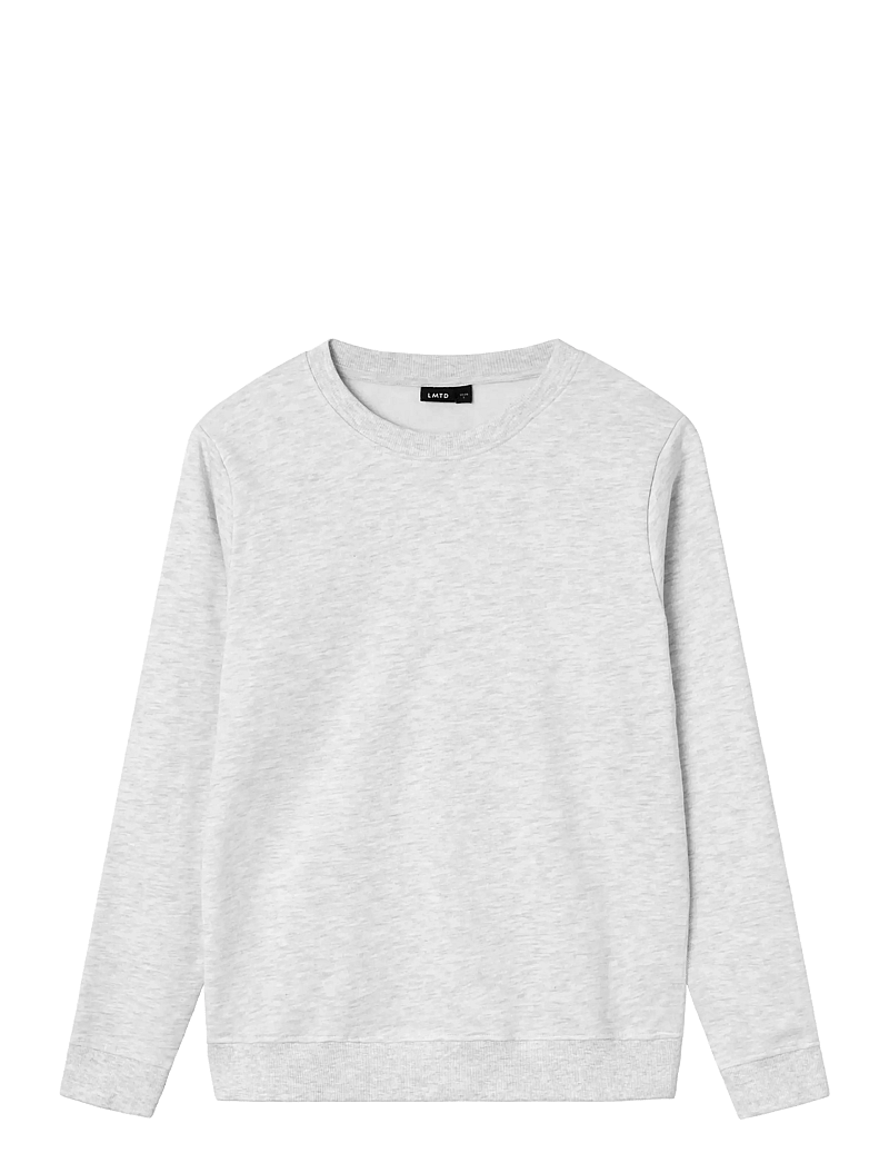 LMTD - NLNNIZU LS BRU O-NECK SWEAT NOOS - sweatshirts - light grey melange - 1