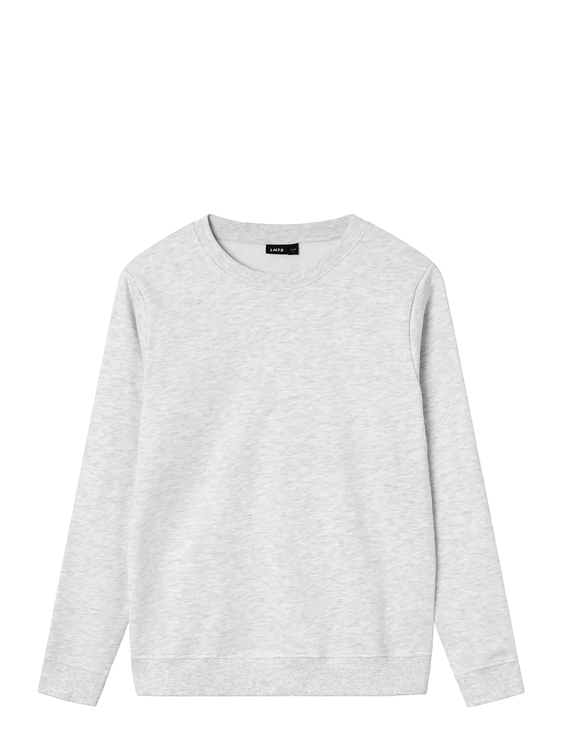 LMTD - NLNNIZU LS BRU O-NECK SWEAT NOOS - sweatshirts - light grey melange - 1