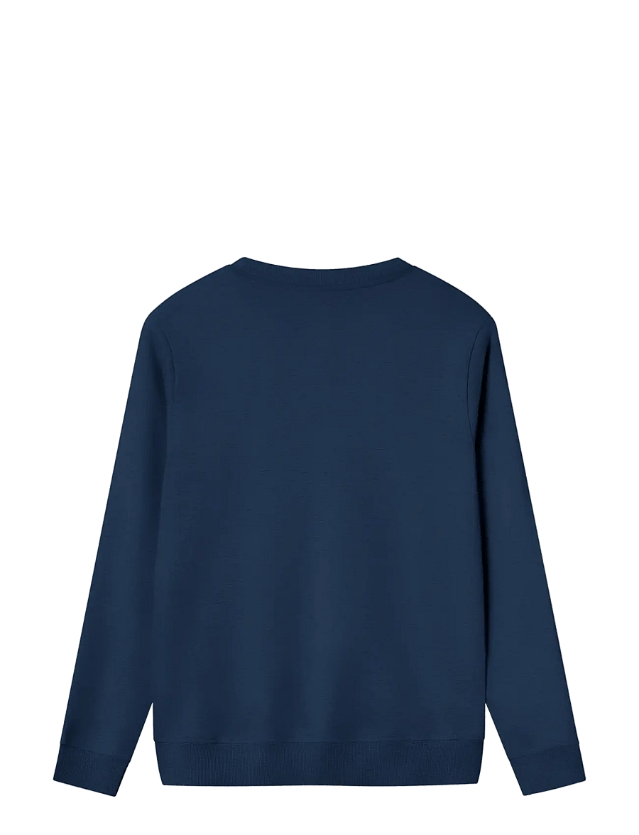 LMTD - NLNNIZU LS BRU O-NECK SWEAT NOOS - sweatshirts - navy blazer - 1