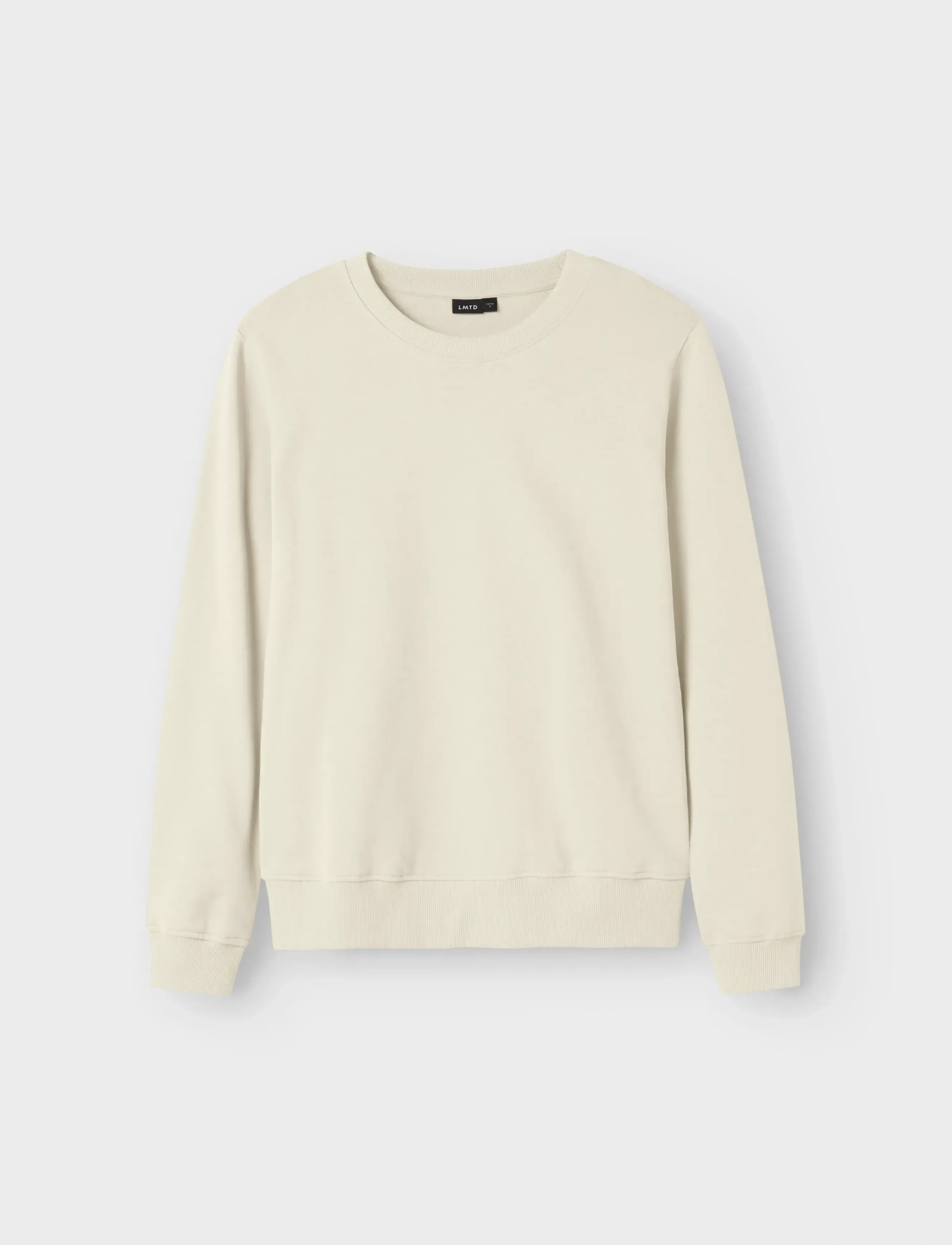 LMTD NLNNIZU LS BRU O-NECK SWEAT NOOS - Sweatshirts & Hættetrøjer - TURTLEDOVE / cream