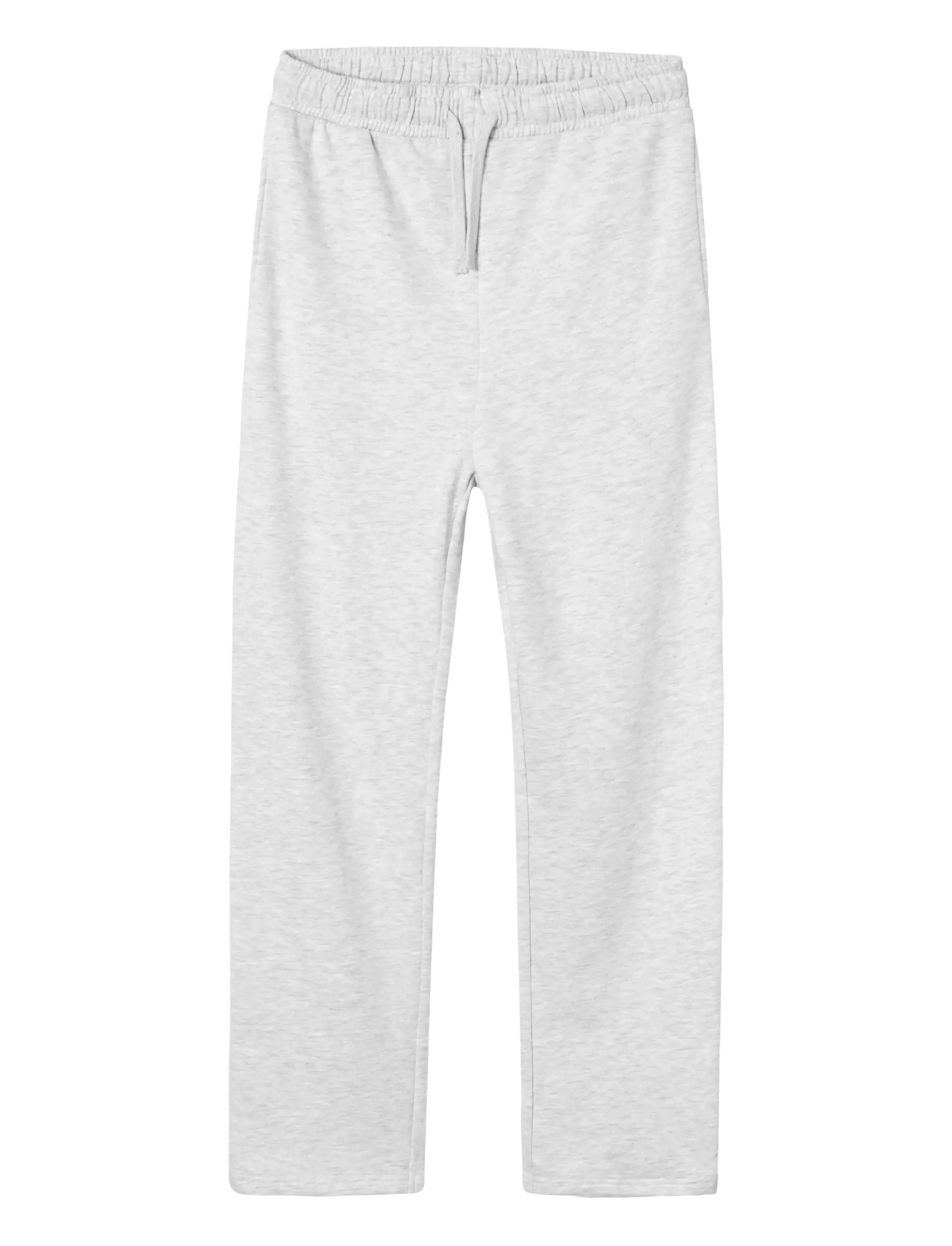 LMTD NLNNIZU BRU STRAIGHT SWEAT PANT NOOS - Nederdelar - LIGHT GREY MELANGE / grey