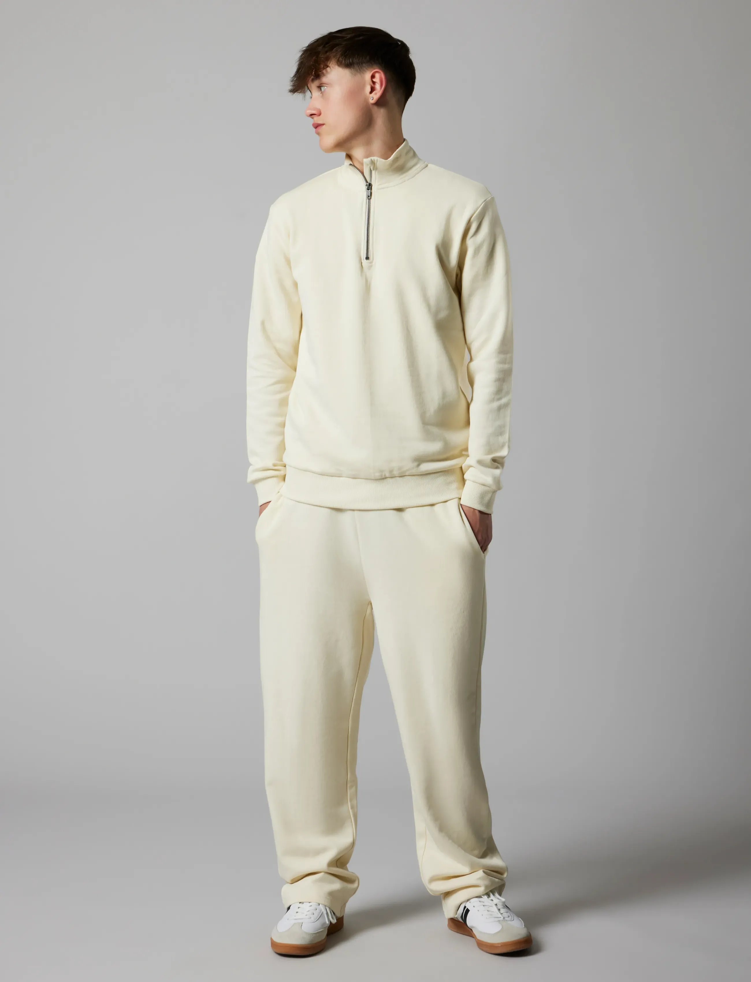 LMTD - NLNNIZU BRU STRAIGHT SWEAT PANT NOOS - joggings - turtledove - 5