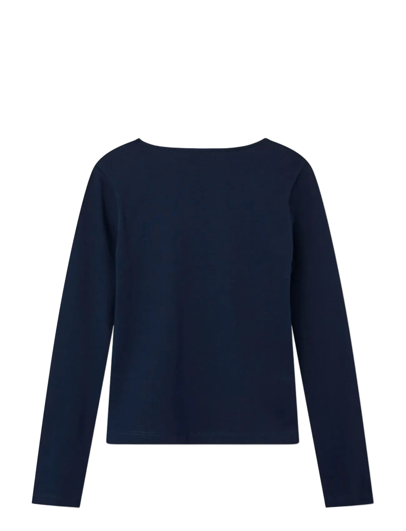 LMTD - NLFNOVE LS DEEP O-NECK SHORT TOP - navy blazer - 1