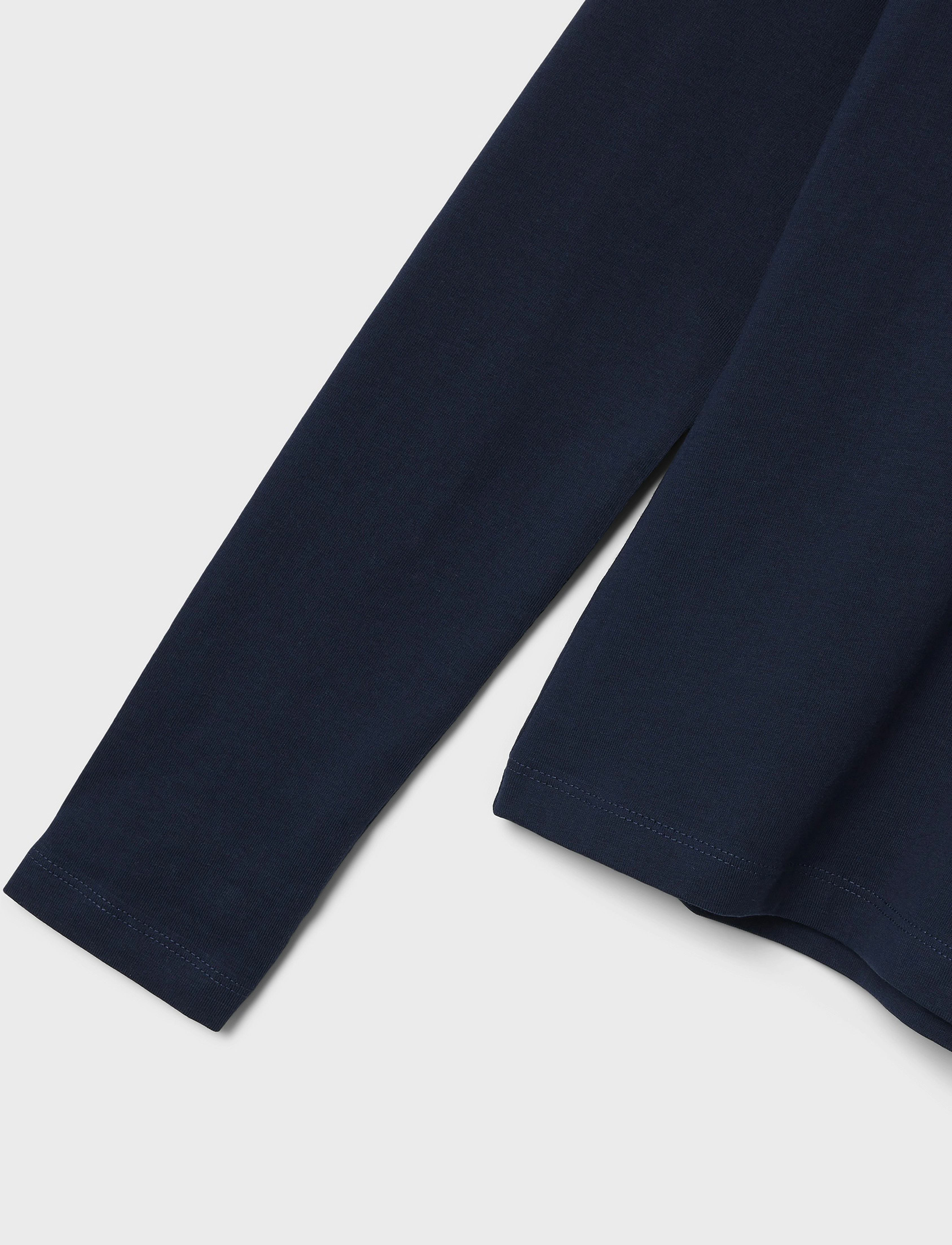 LMTD - NLFNOVE LS DEEP O-NECK SHORT TOP - navy blazer - 2