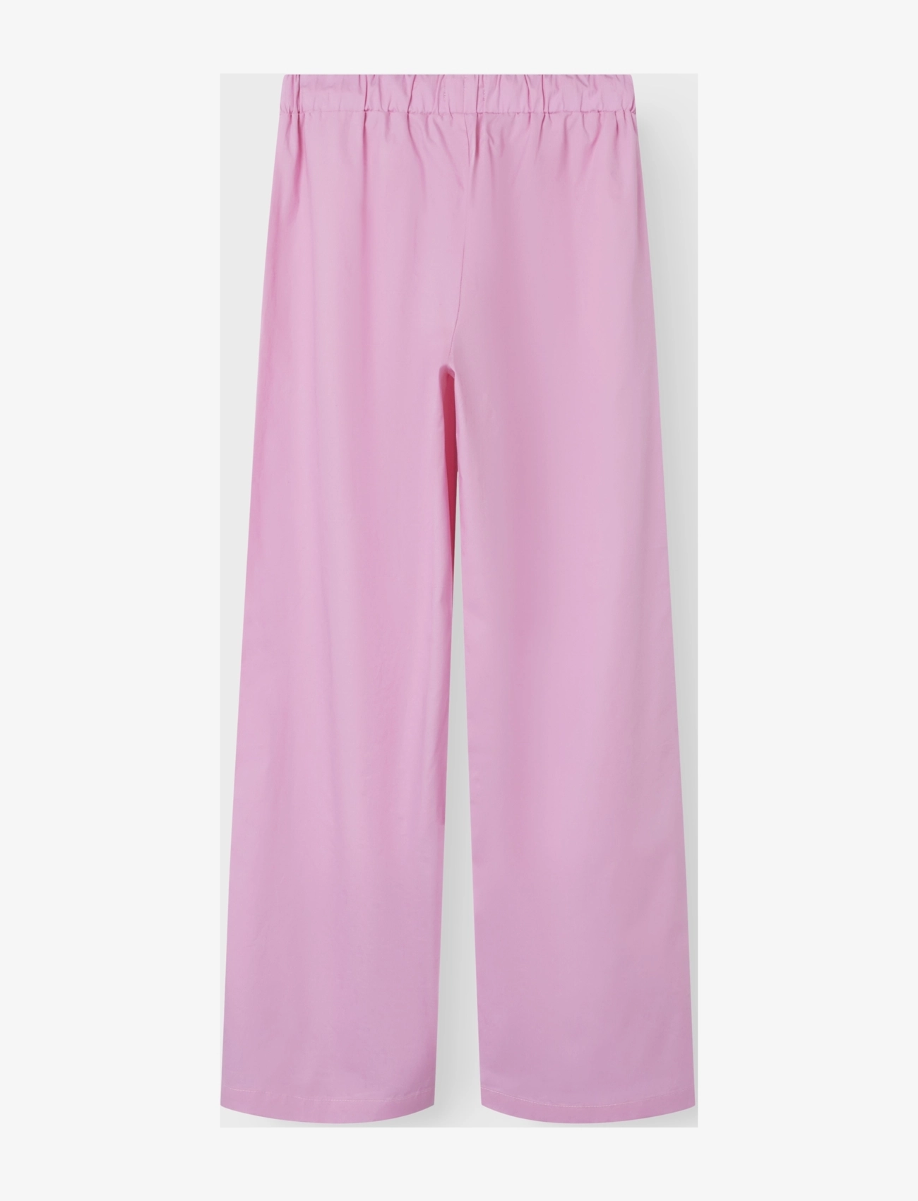 LMTD - NLFFOUISE POPLIN STRAIGHT PANT - bonbon - 2