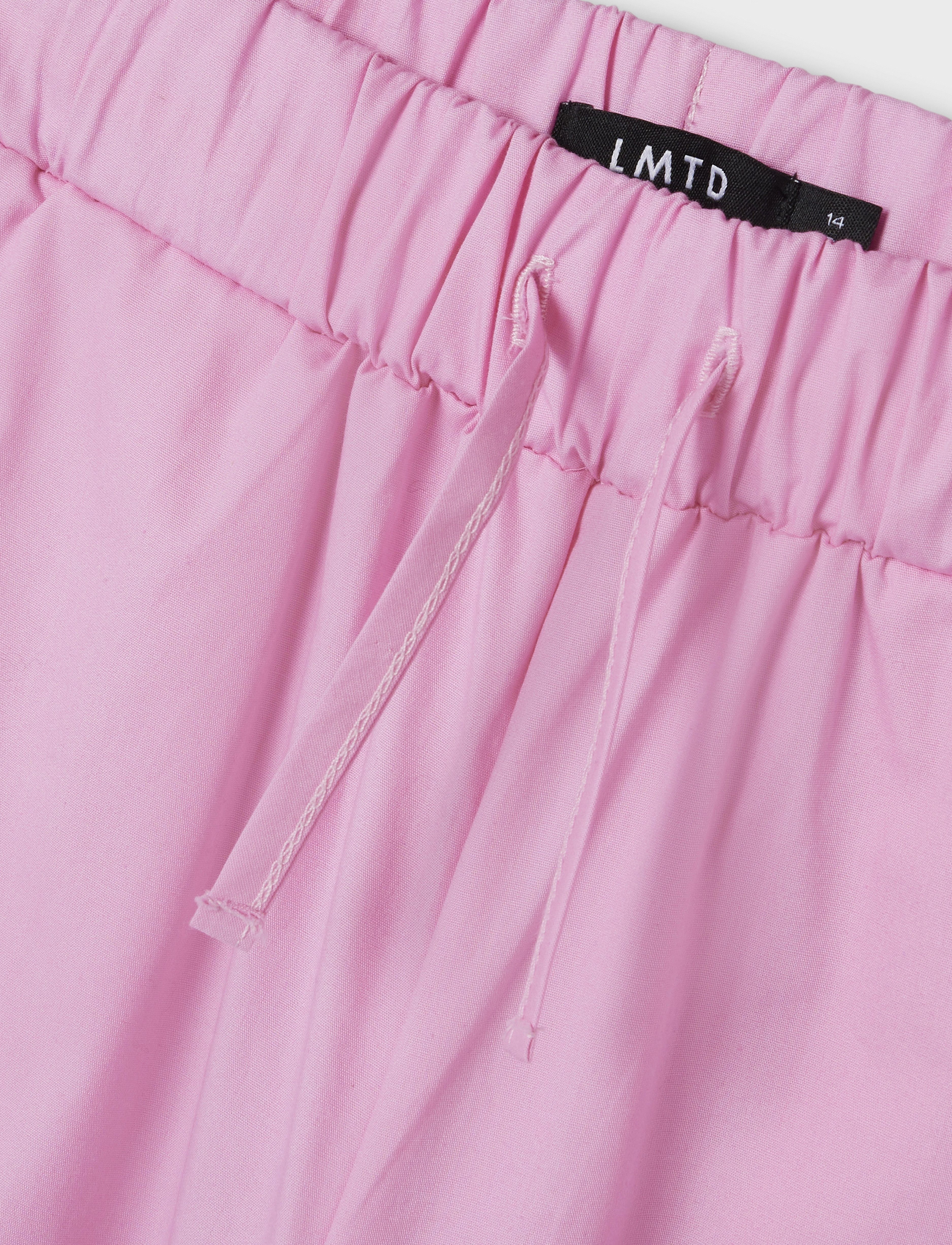 LMTD - NLFFOUISE POPLIN STRAIGHT PANT - bonbon - 3