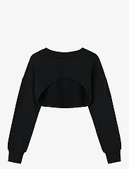 LMTD - NLFBAJA LS SHRUG - sweatshirts - black - 0