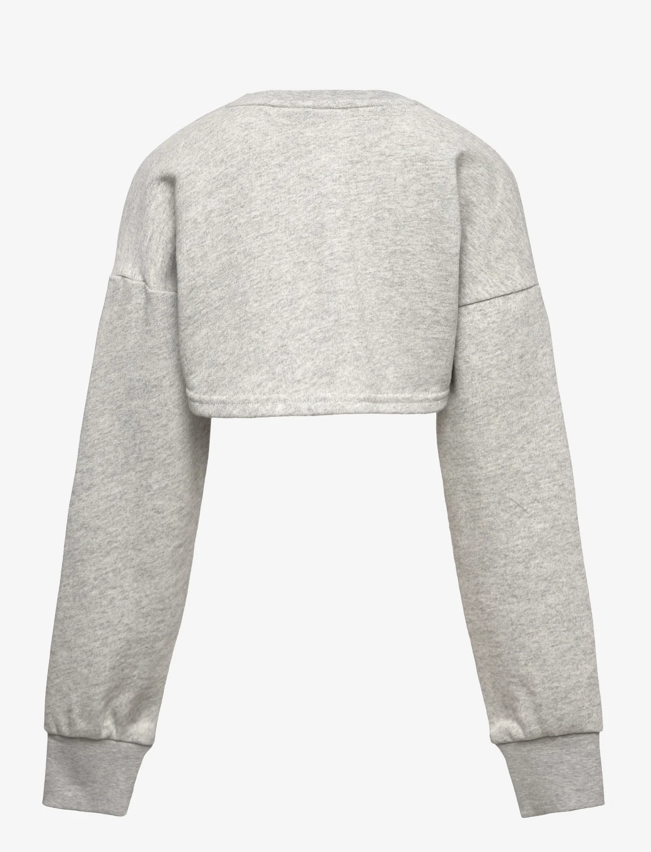 LMTD - NLFBAJA LS SHRUG - sportiska stila džemperi - grey melange - 1