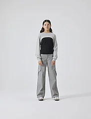 LMTD - NLFBAJA LS SHRUG - sportiska stila džemperi - grey melange - 2